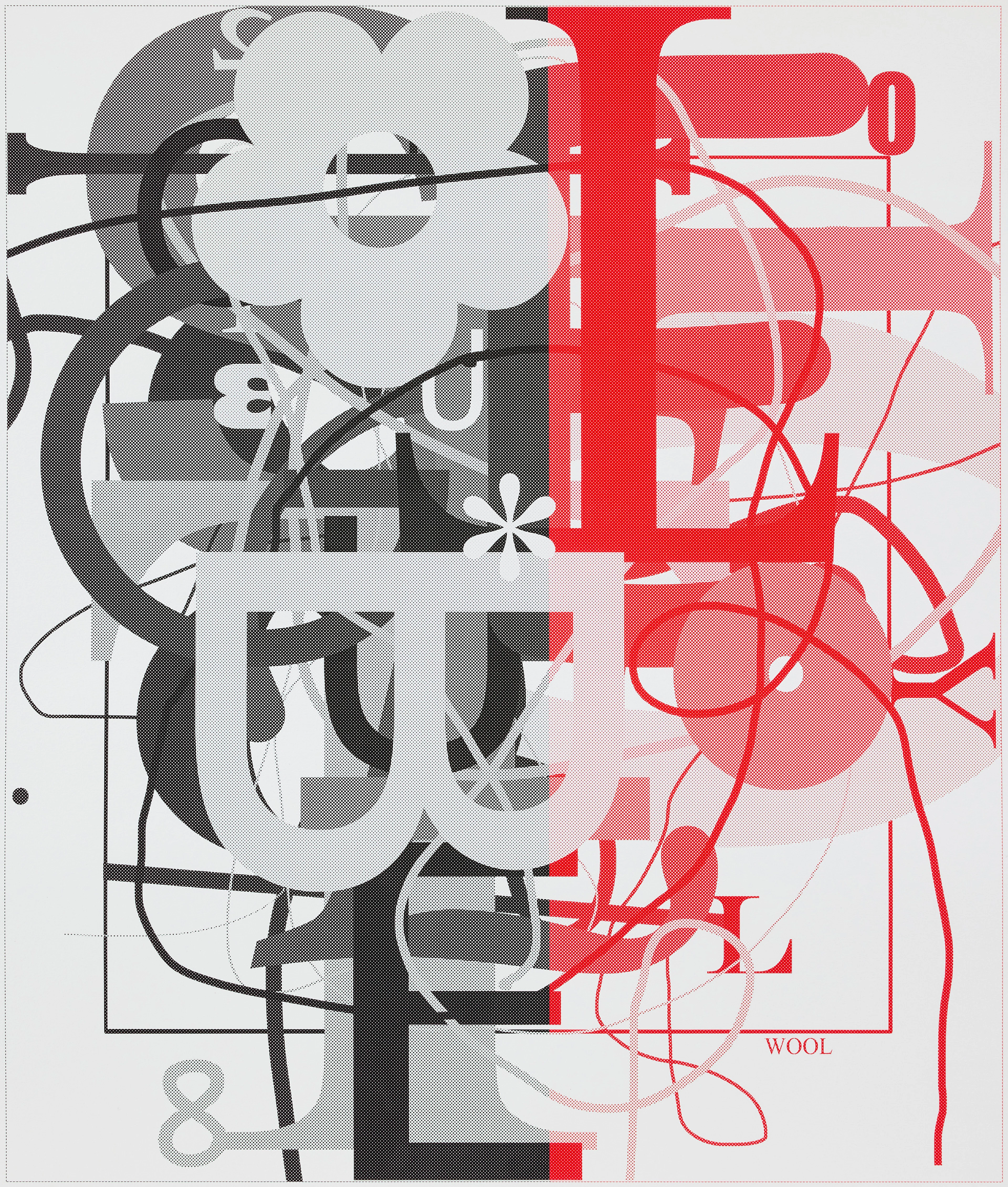 CHRISTOPHER WOOL (USA BORN 1951). "Untitled (Griffelkunst)".