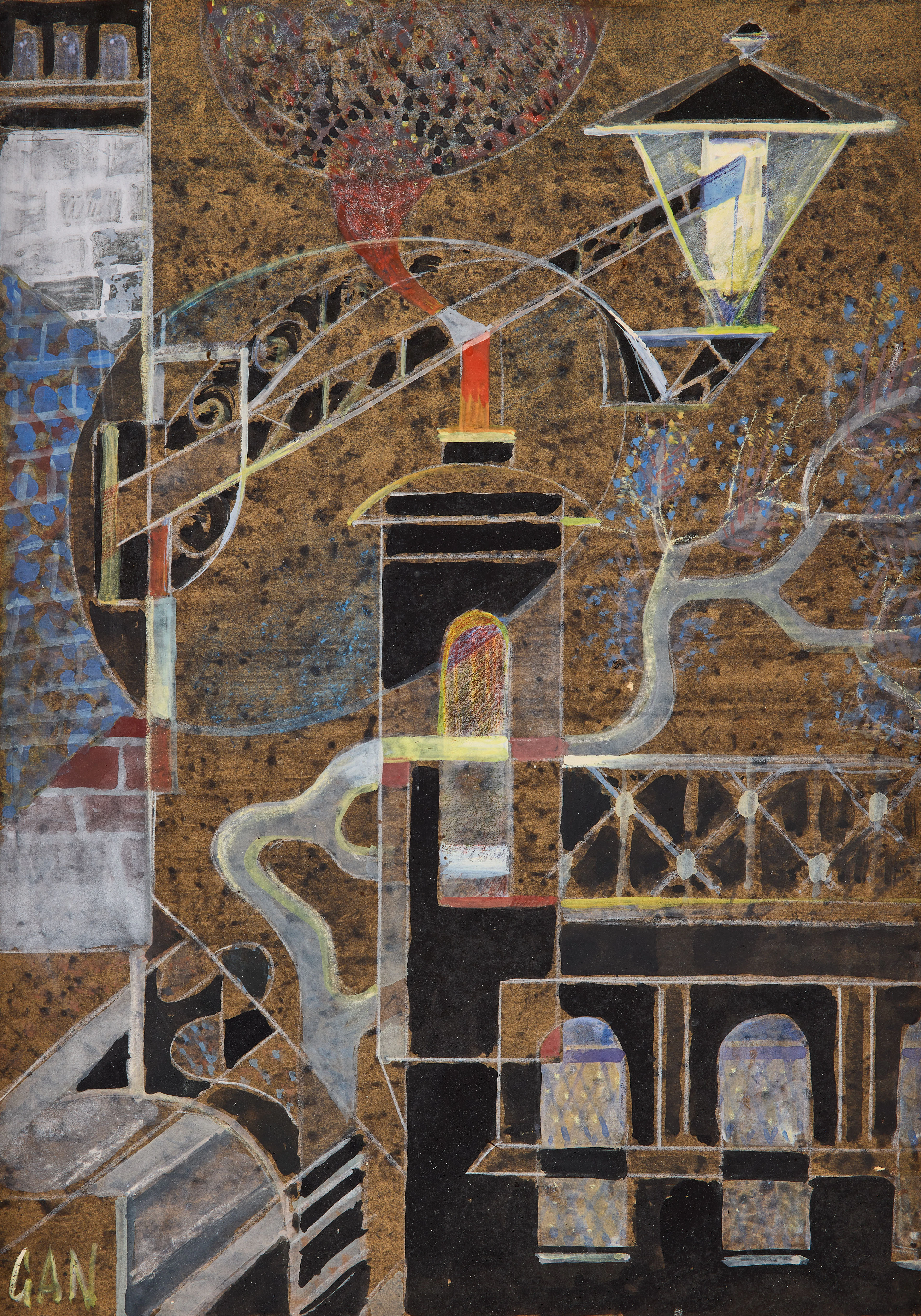 GÖSTA ADRIAN-NILSSON. "Lyktan".