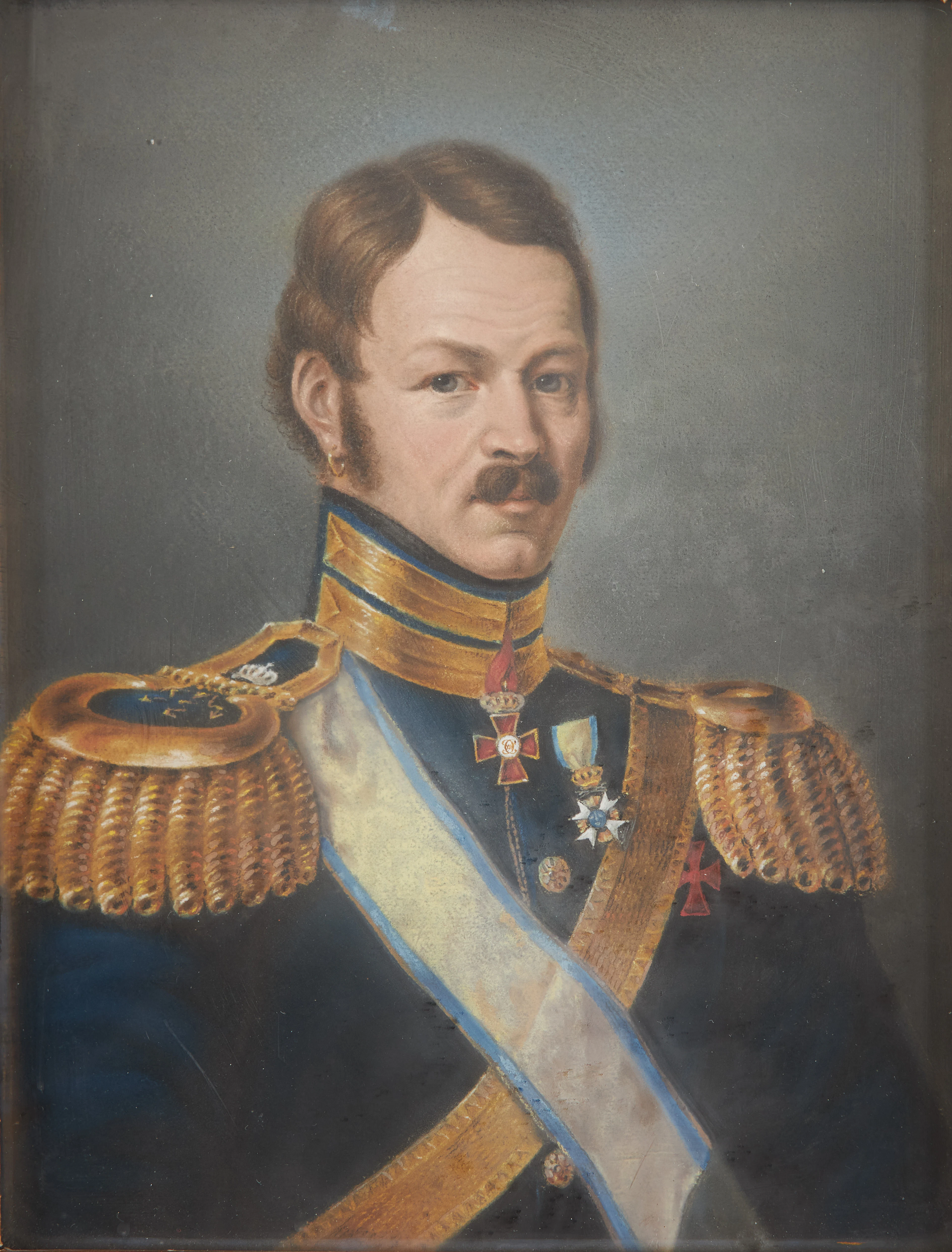 CARL LUDWIG VON PLÖTZ. Porträtt, Jonas Hygrell (1781-1840) Generaladjutant