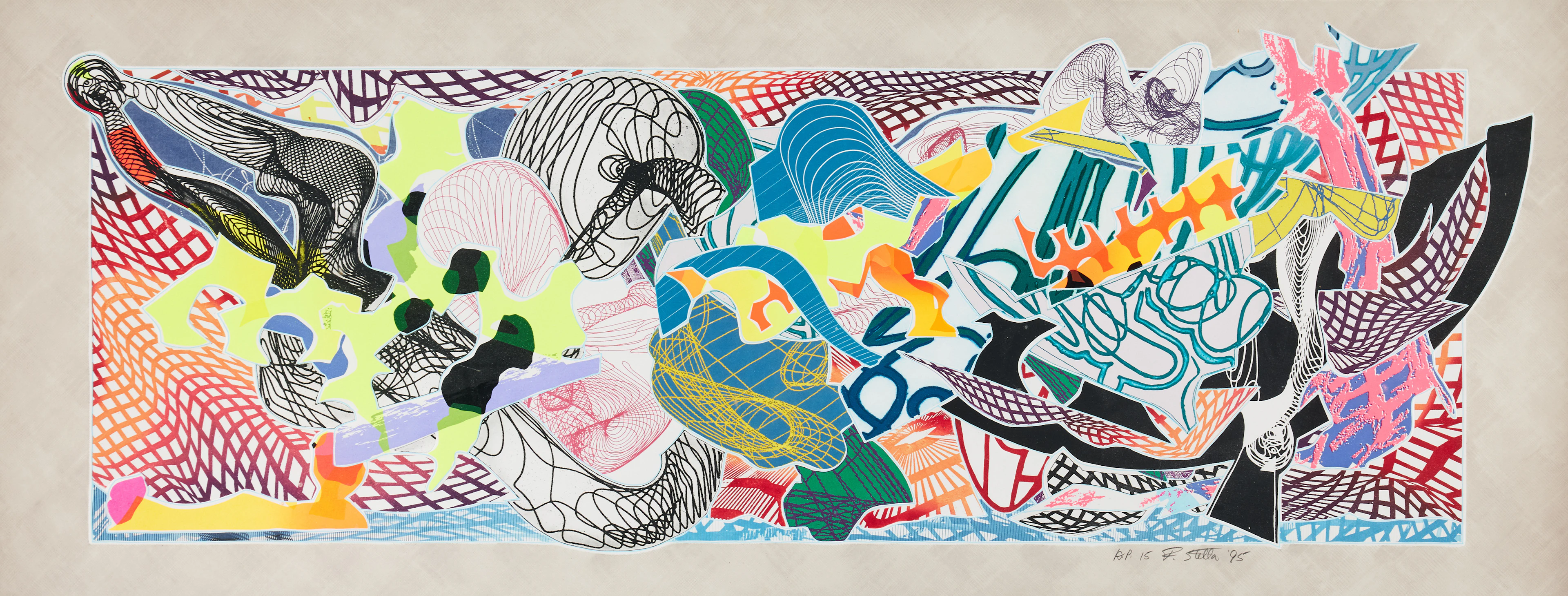 FRANK STELLA (USA, 1936-2024). "Despairia" (from Imaginary Places).