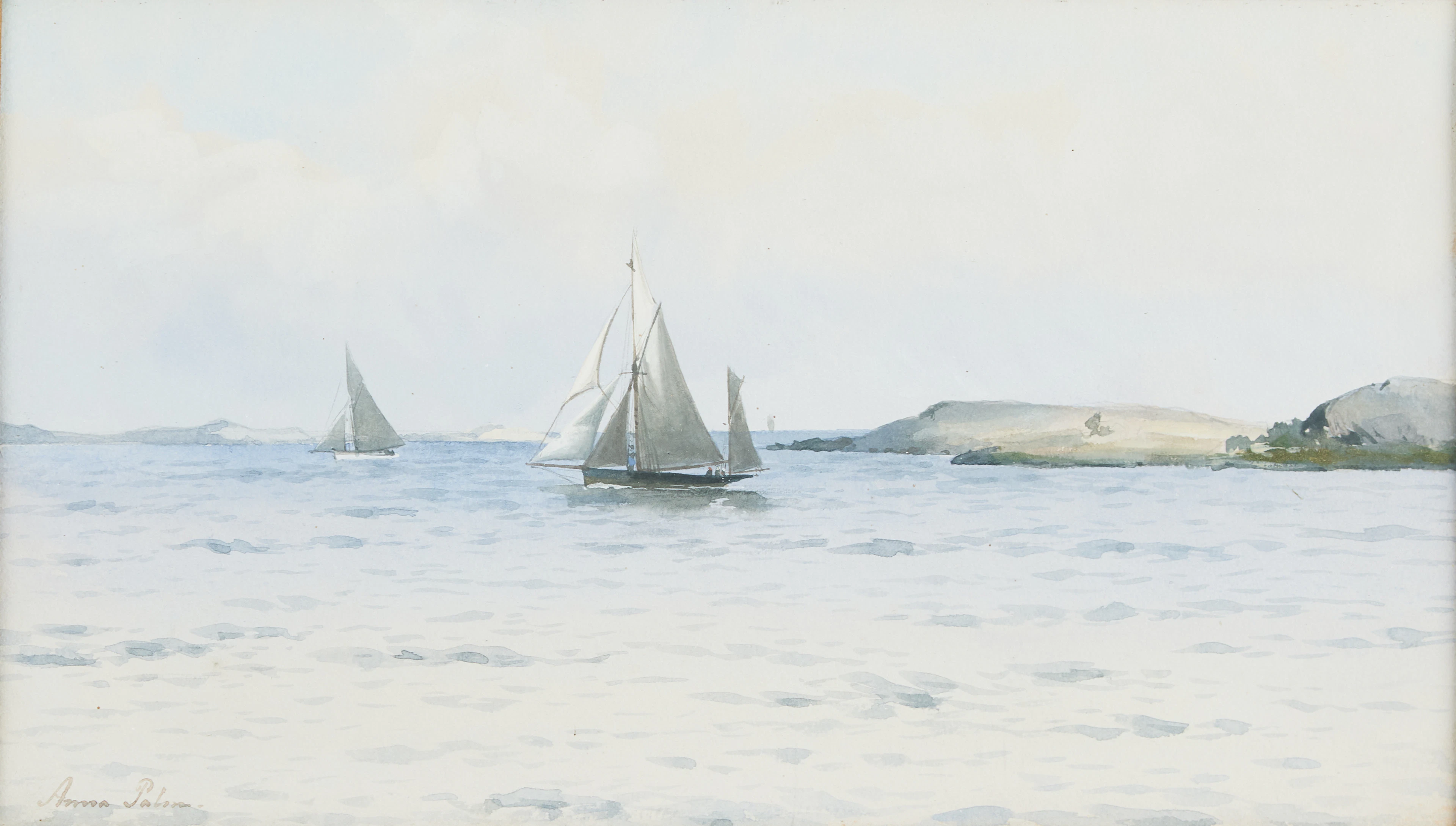 ANNA PALM DE ROSA. Segelbåtar.