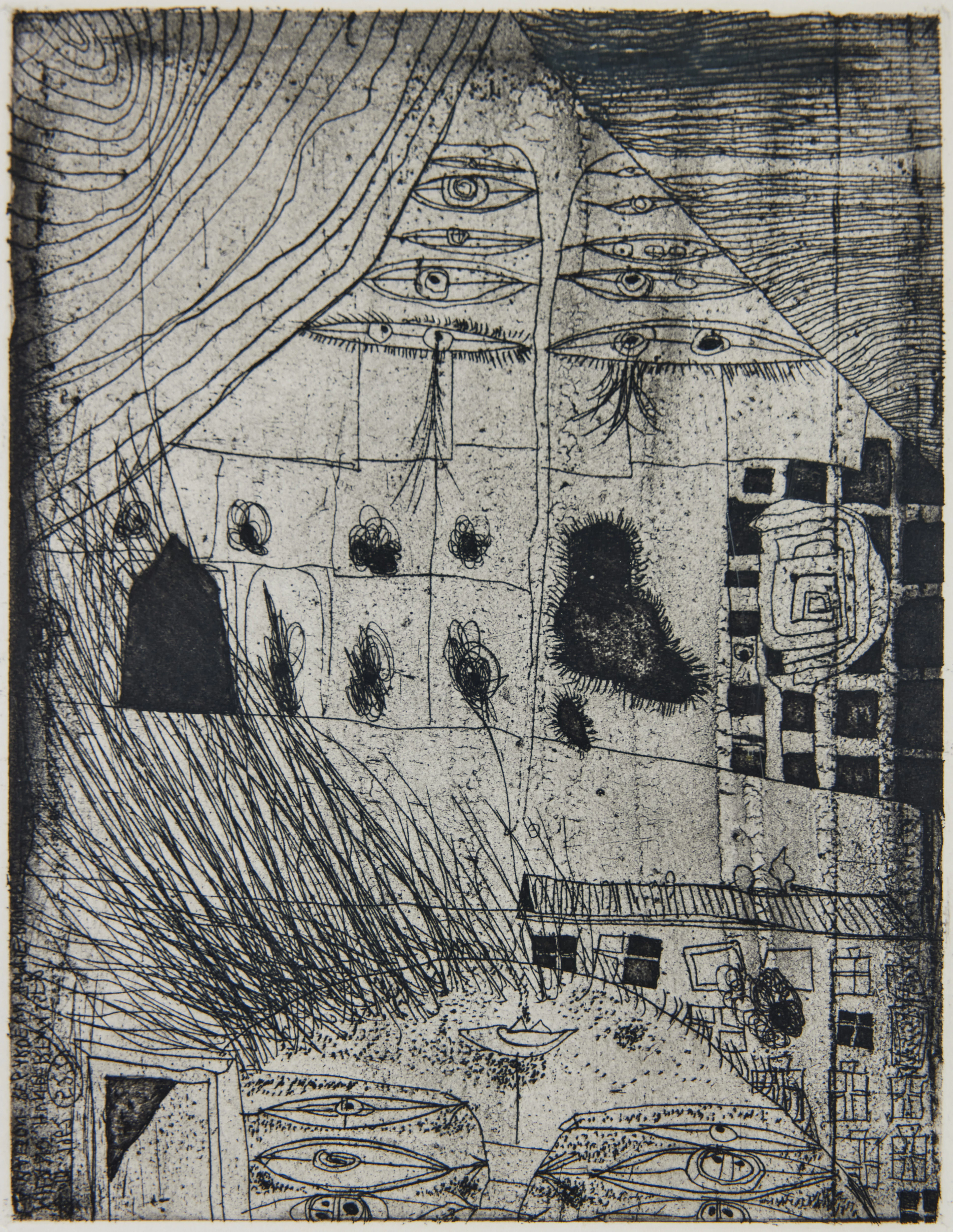 FRIEDENSREICH HUNDERTWASSER. "Das Haus sieht einen Menschen brennen"
