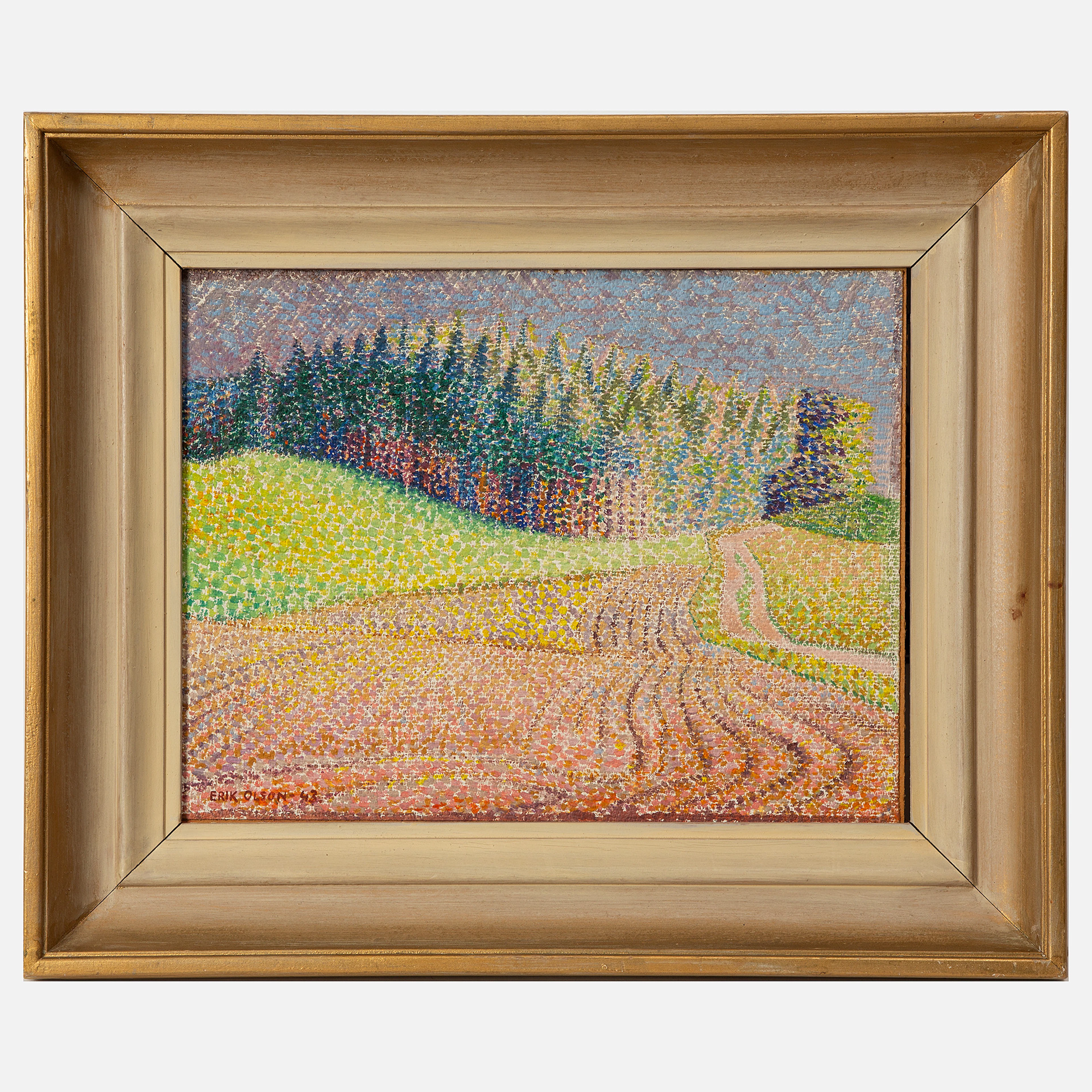 ERIK OLSON. "Skogslandskap".