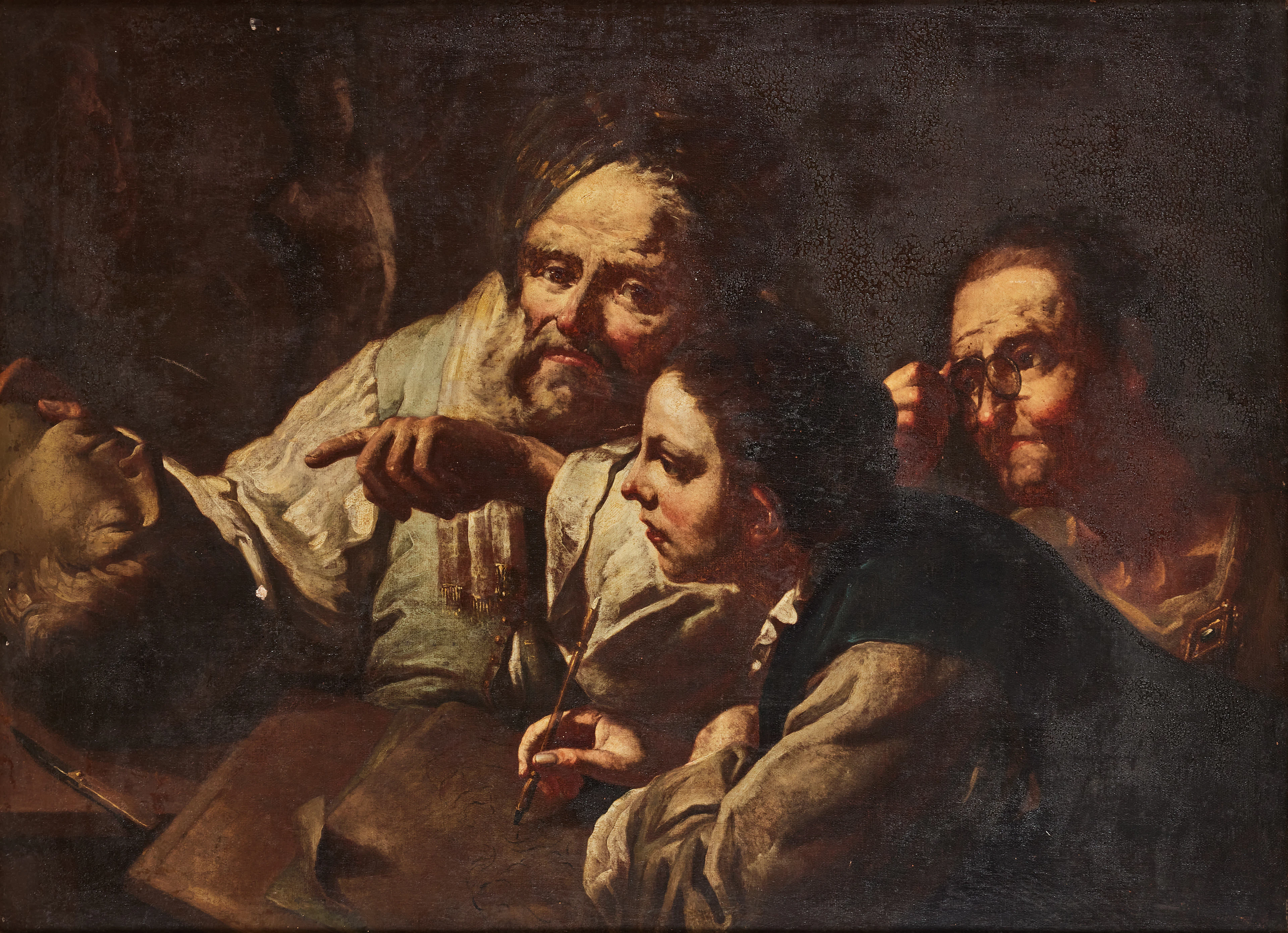 AFTER DOMENICO FEDELI, CALLED IL MAGGIOTTO. The Drawing Lesson.