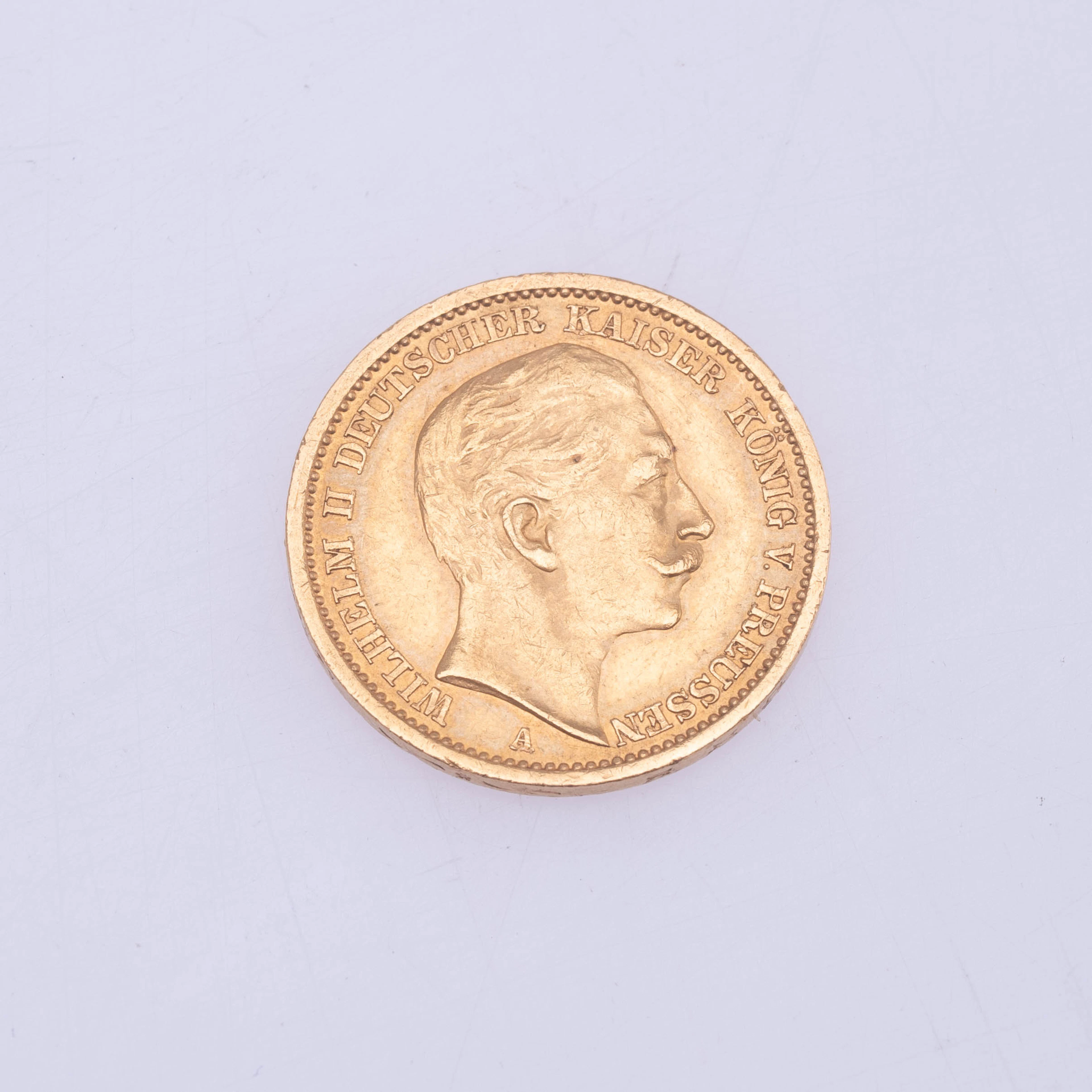 Reichsgoldmünze, 20 Mark, Wilhelm II, Preußen, 1906, A.