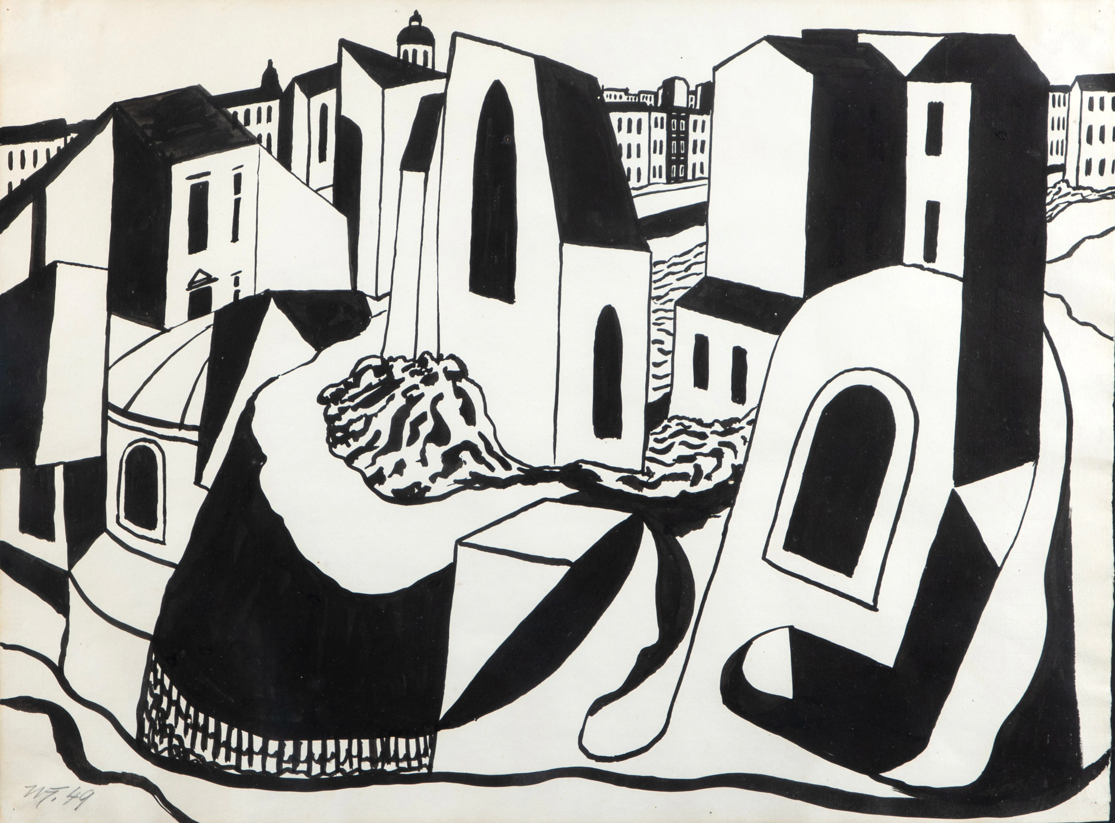 WERNER HELDT (1904-1954). Stadt.