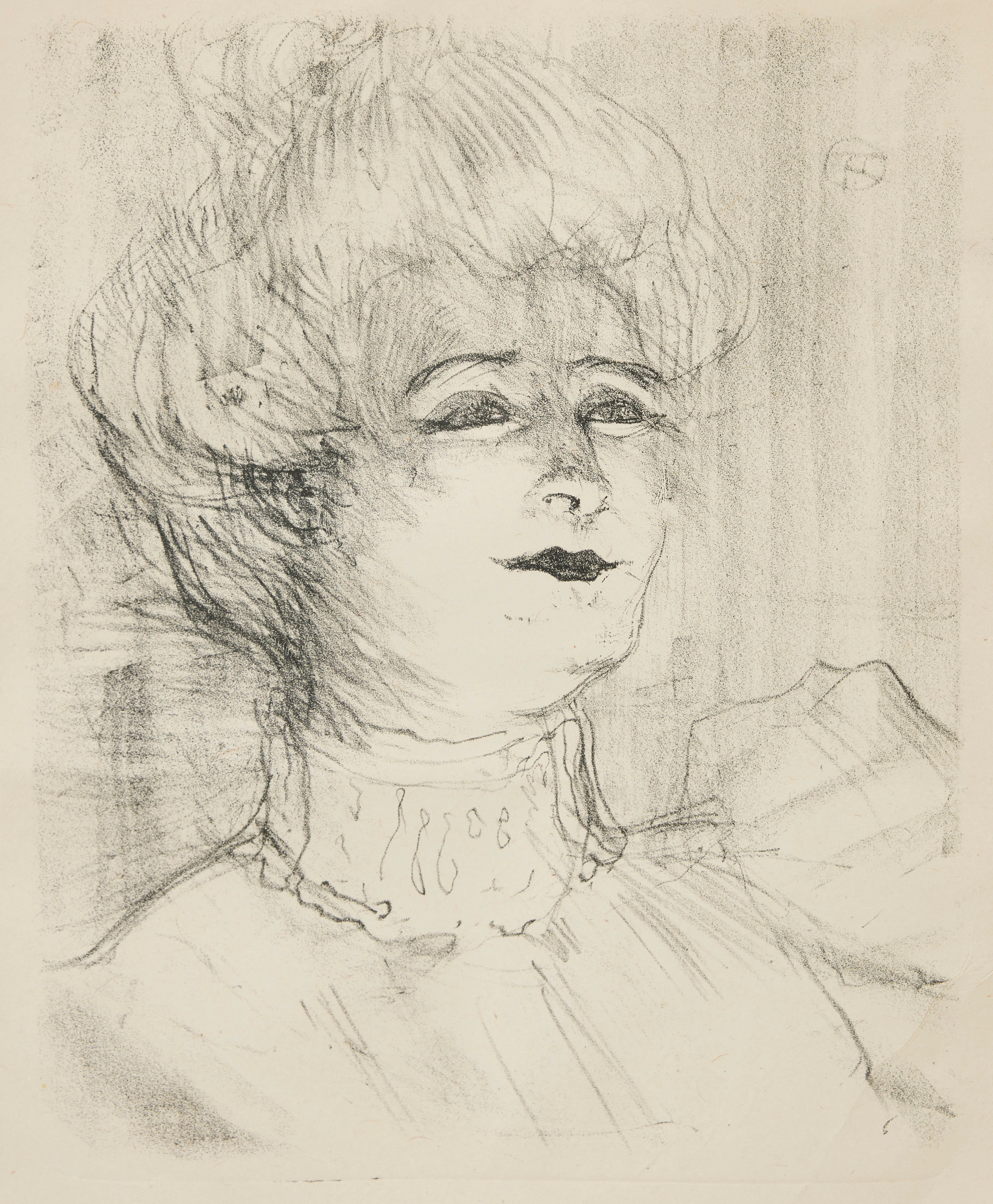 HENRI DE TOULOUSE-LAUTREC. "Mary-Louise Marsy".