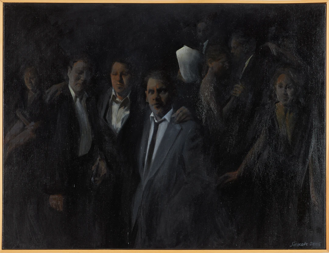 "Polare", olja på duk, signerad och daterad 2005.