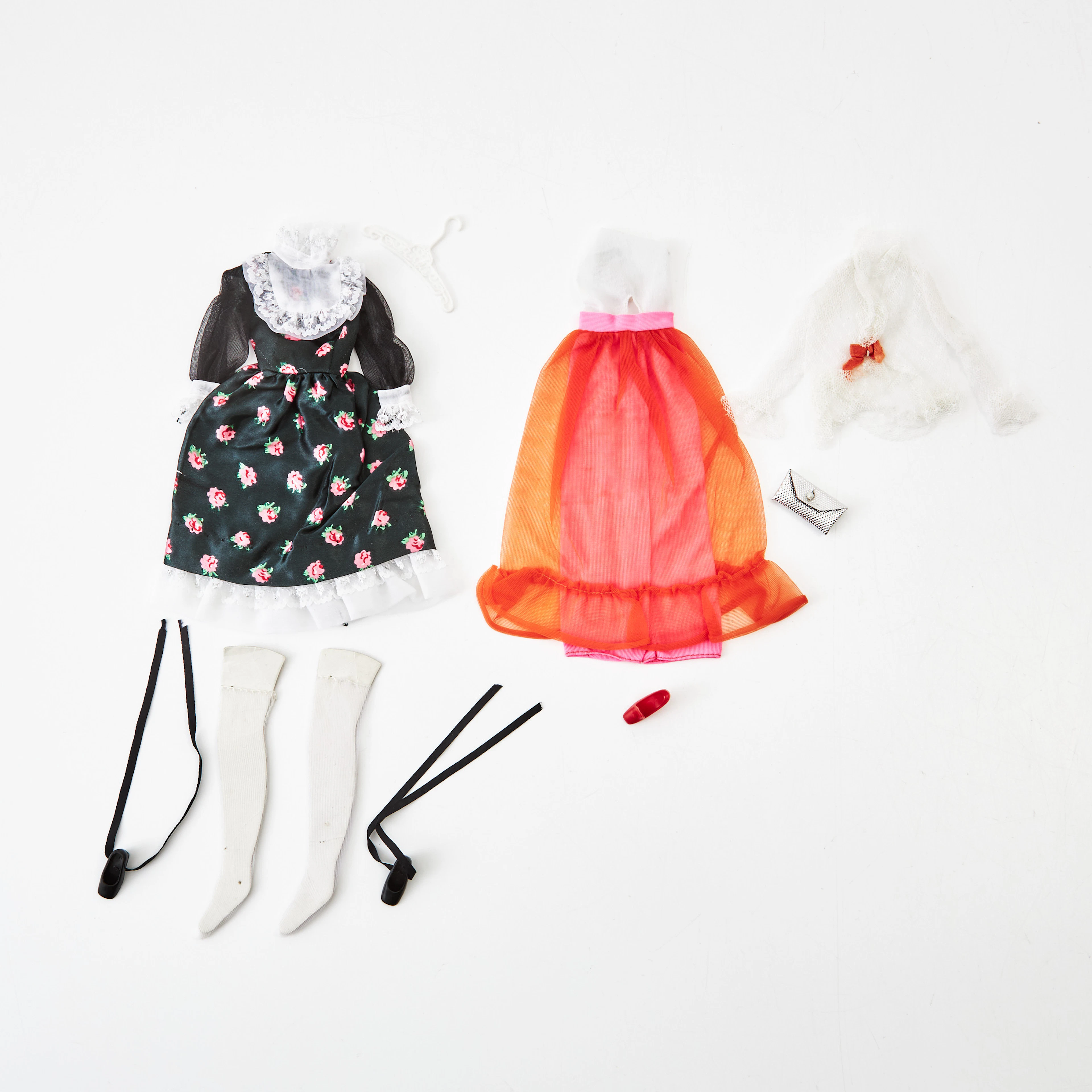 BARBIE, Outfit, (2), #3490 Party Lines, #8622 BBF Evening Ensembles