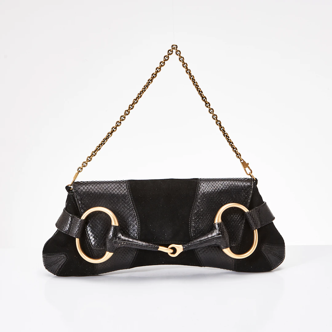 GUCCI, handväska horsebit, Tom Ford era (1994-2004).