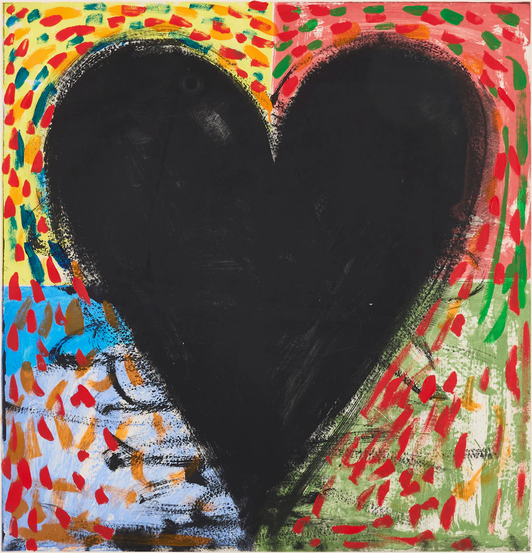 JIM DINE. "Hand Painting on the Mandala".
