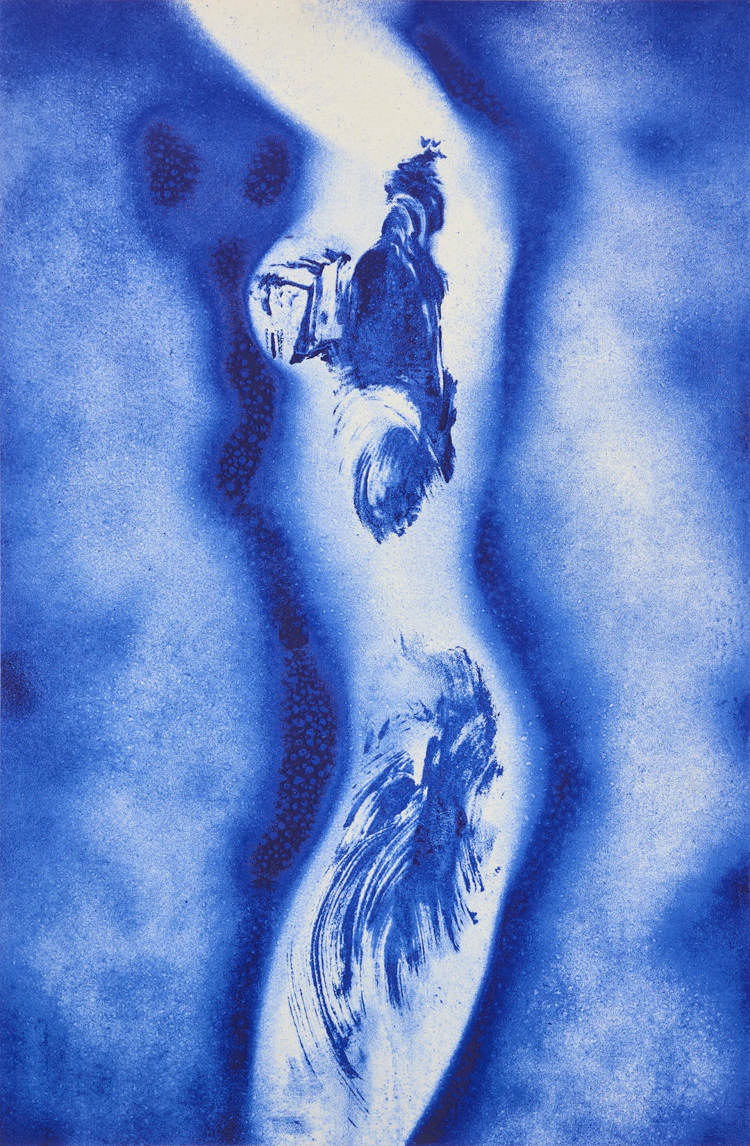 YVES KLEIN. "Anthropométrie ANT 148".