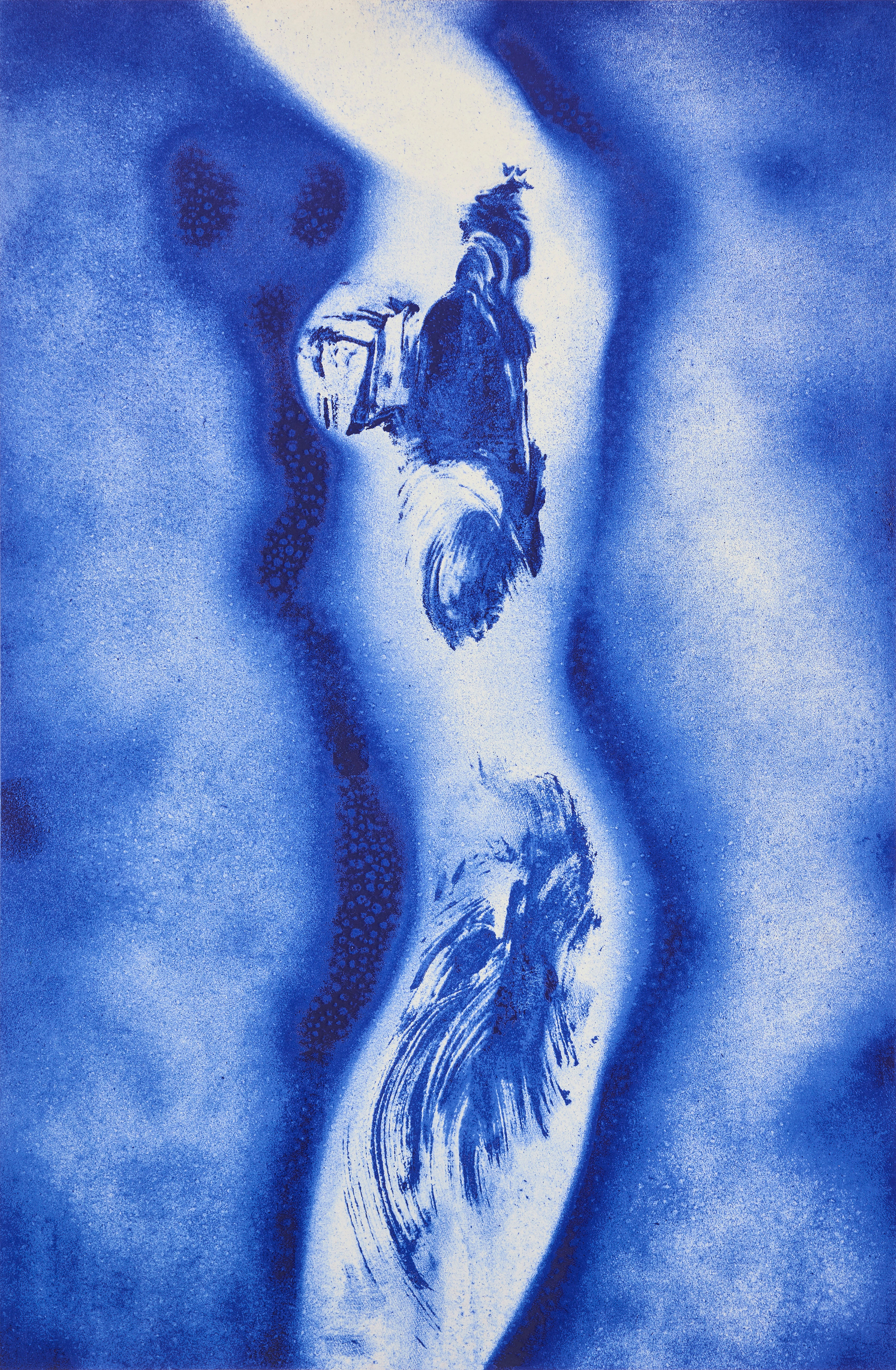 YVES KLEIN. "Anthropométrie ANT 148".