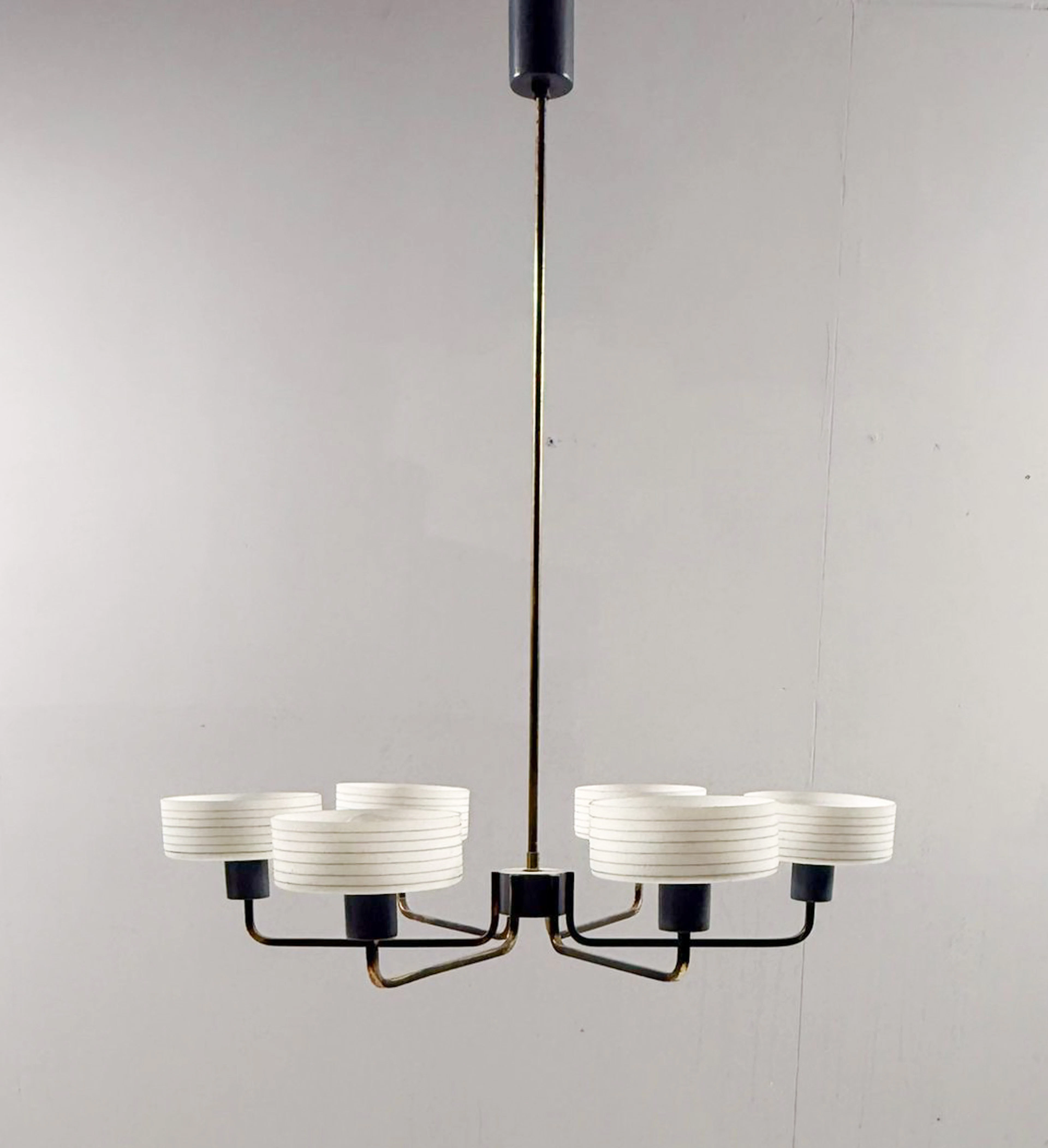 Mid Century Deckenlampe/Deckenleuchte, Deutschland, 1960er Jahre.