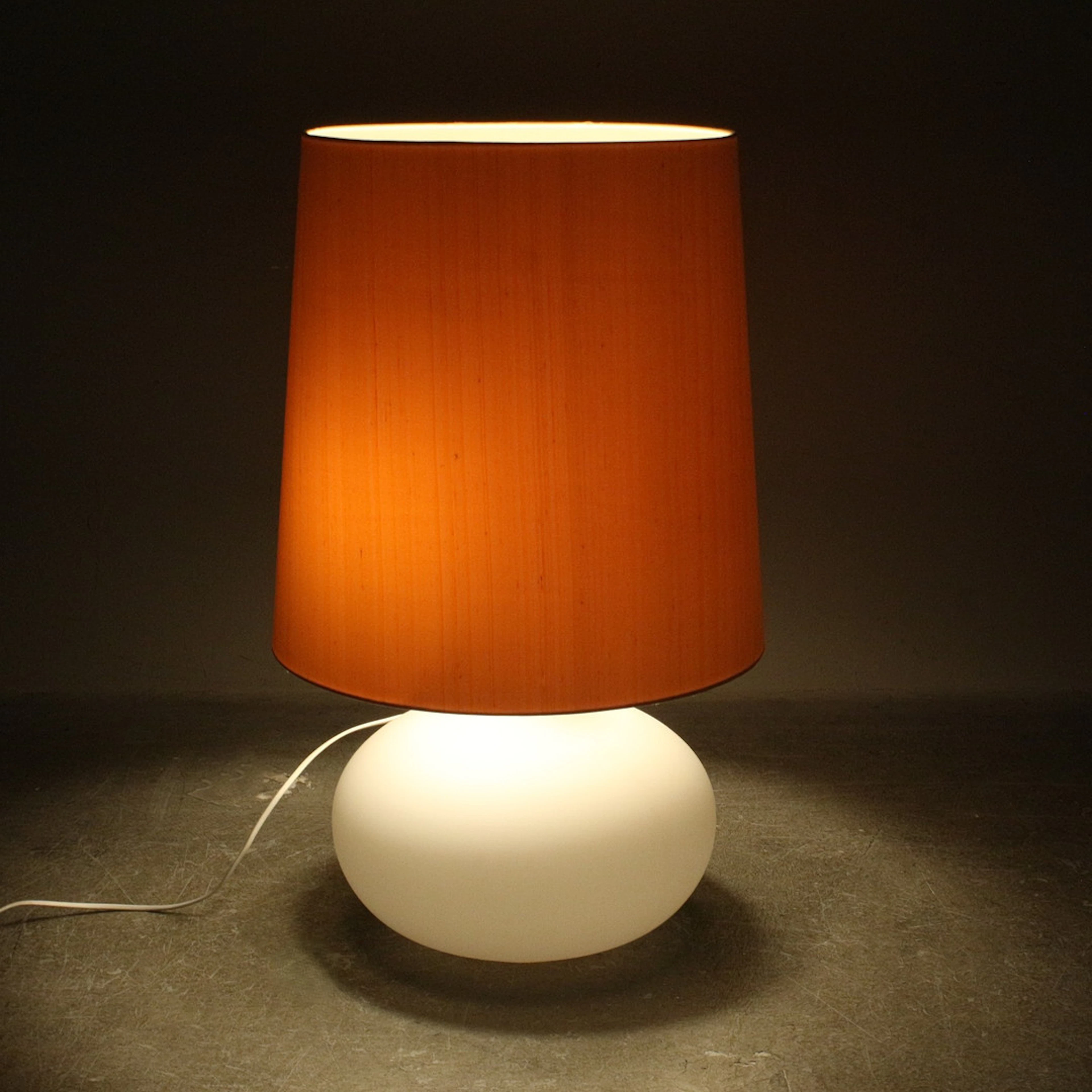 HEINZ JOSEF OHM. Glashütte Limburg, Große Tischleuchte / Tischlampe