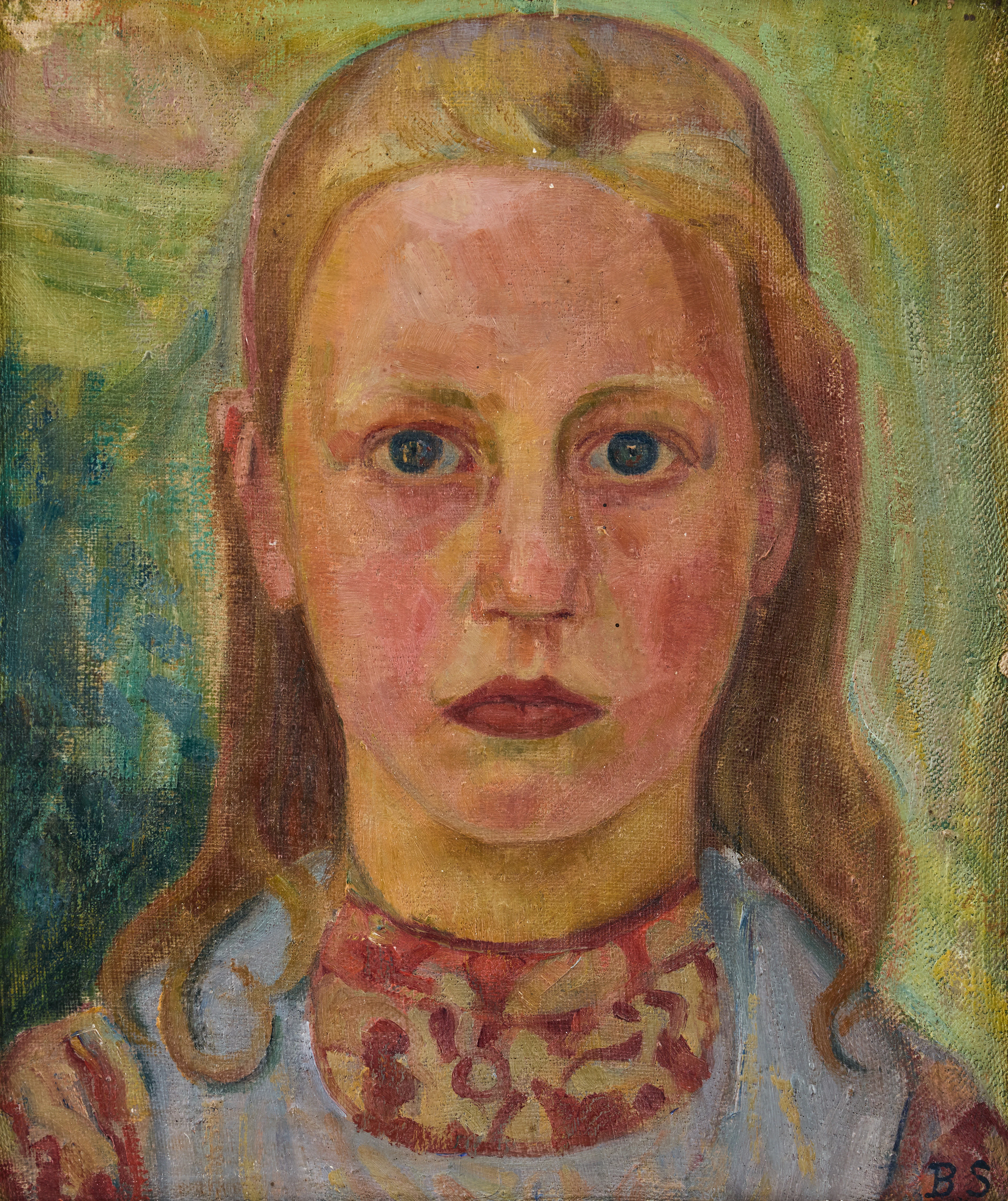 BIRGER SIMONSSON. Flickhuvud.