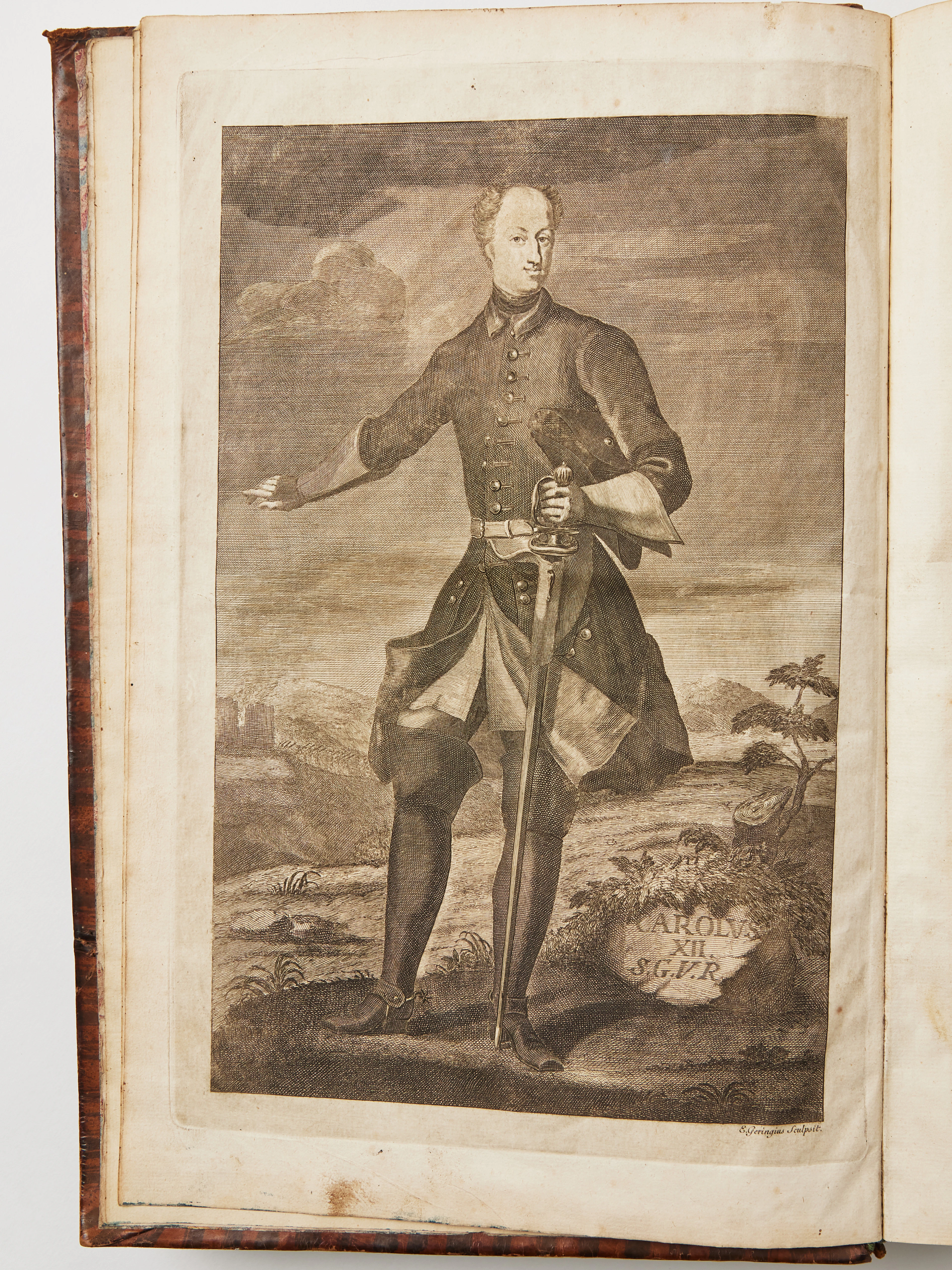 KARL XII:S HISTORIA AV NORDBERG, 1740, 2 volymer.