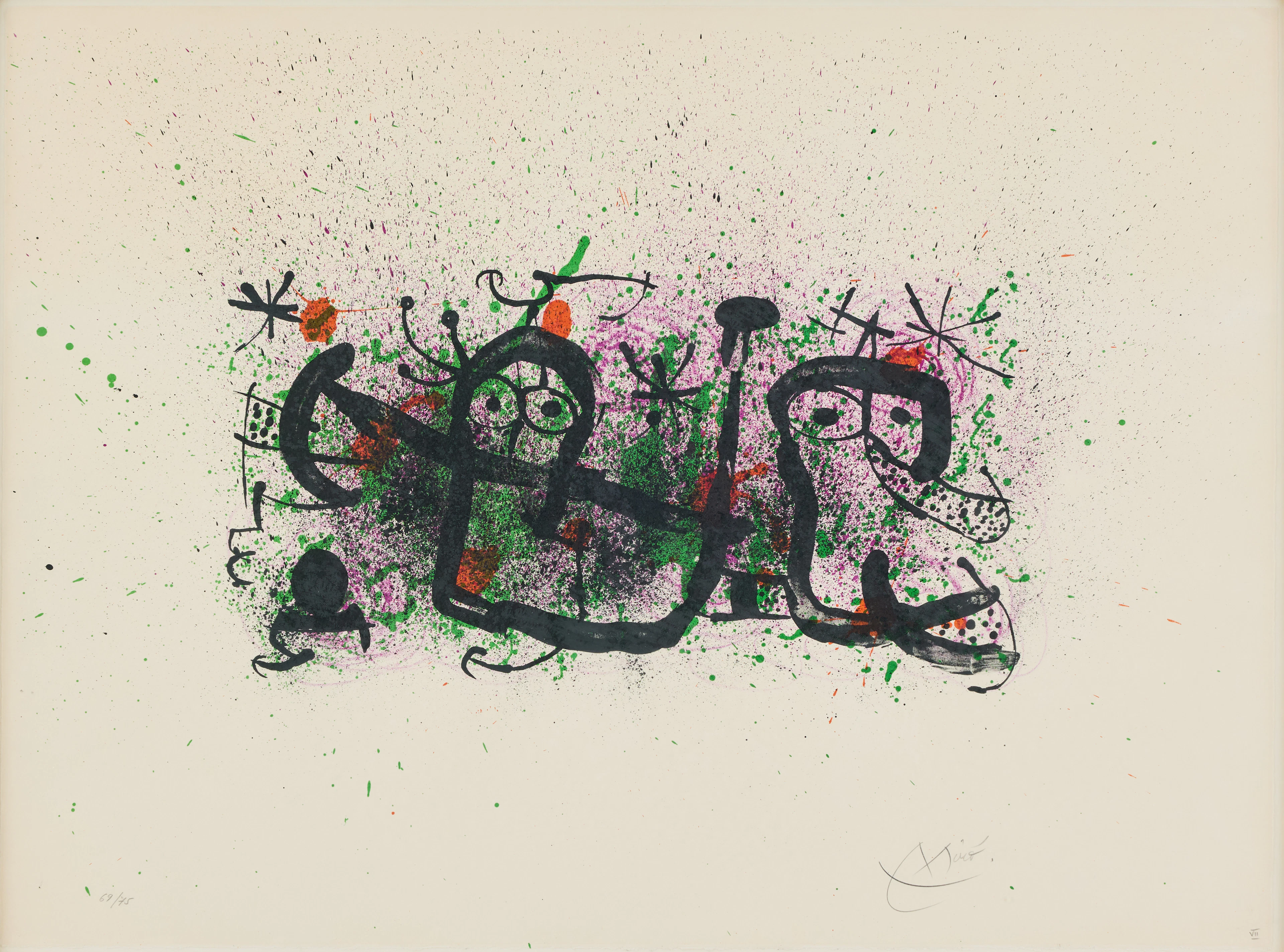 JOAN MIRÓ. "Ma de Proverbis".