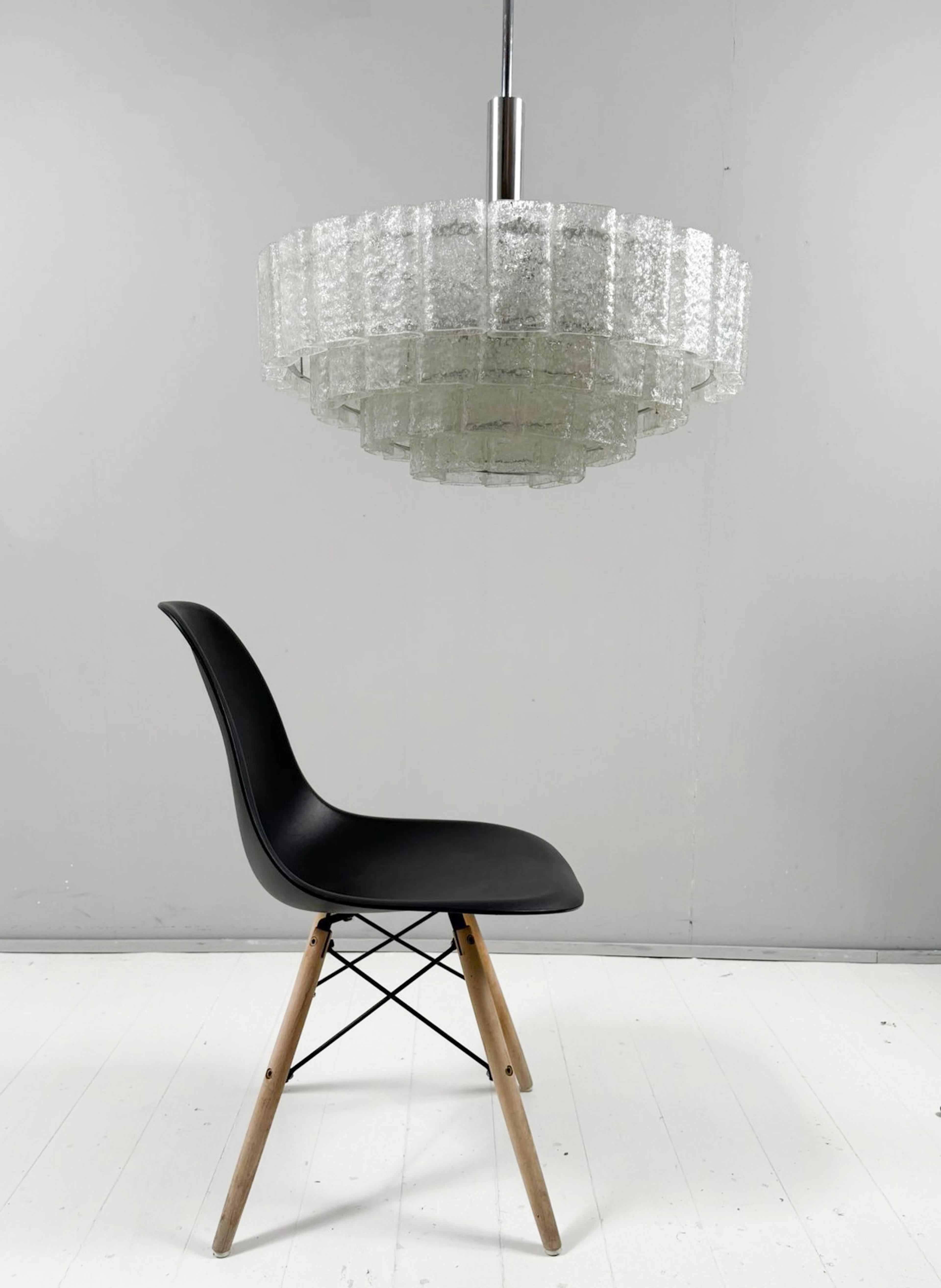 Mid Century Deckenlampe/Kronleuchter von Doria Leuchten, Deutschland