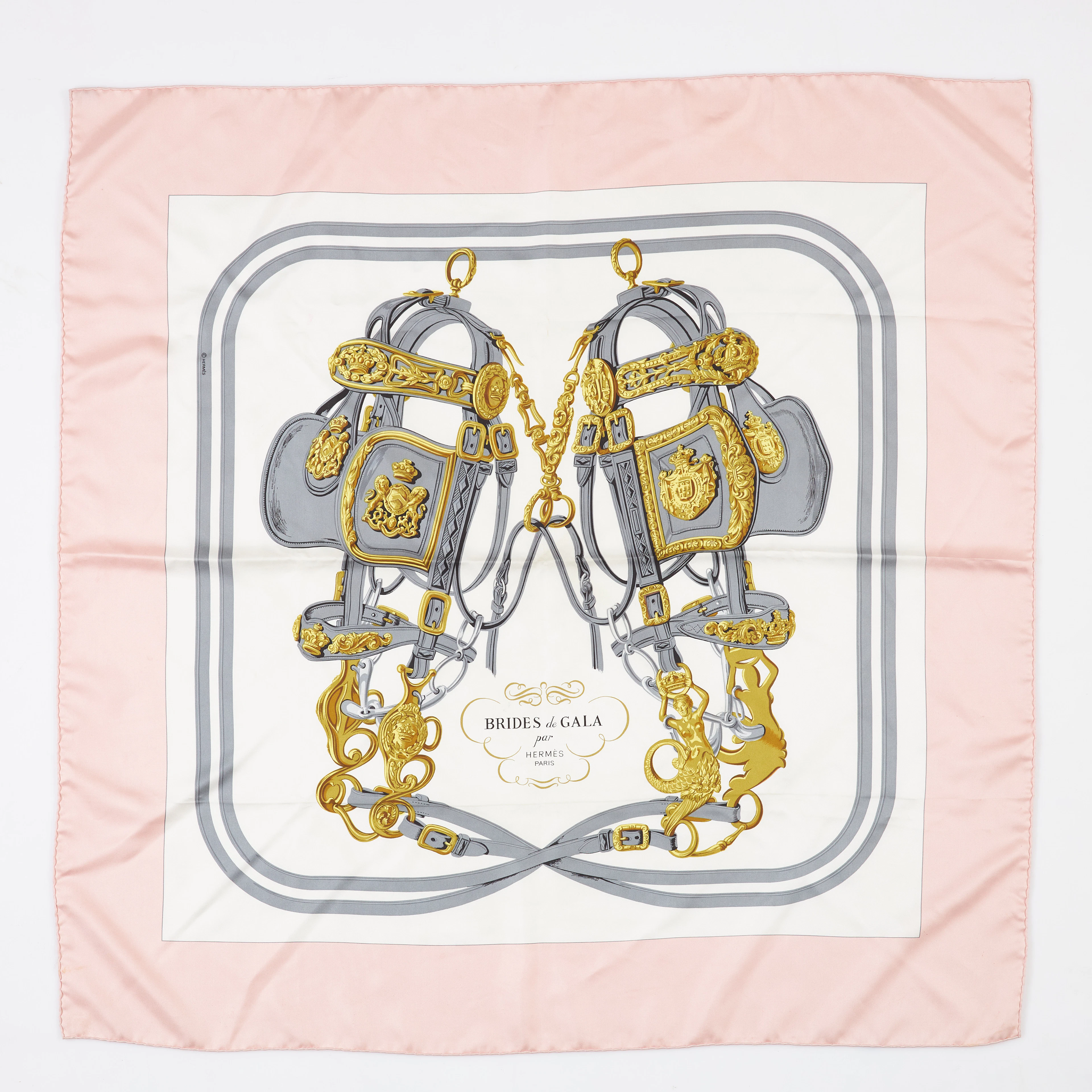 HERMÉS, scarf, "Brides de Gala", Hermés Paris.