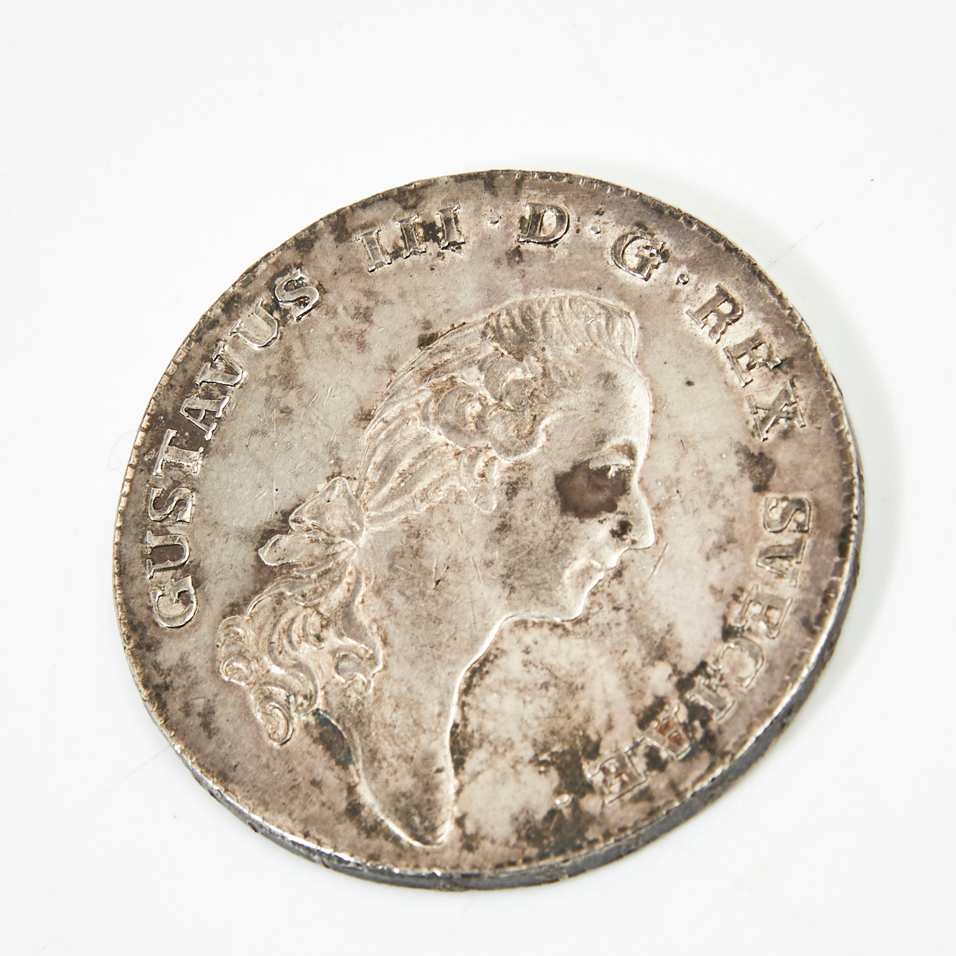 MYNT, silver, Gustav III, 1782, 1 riksdaler.