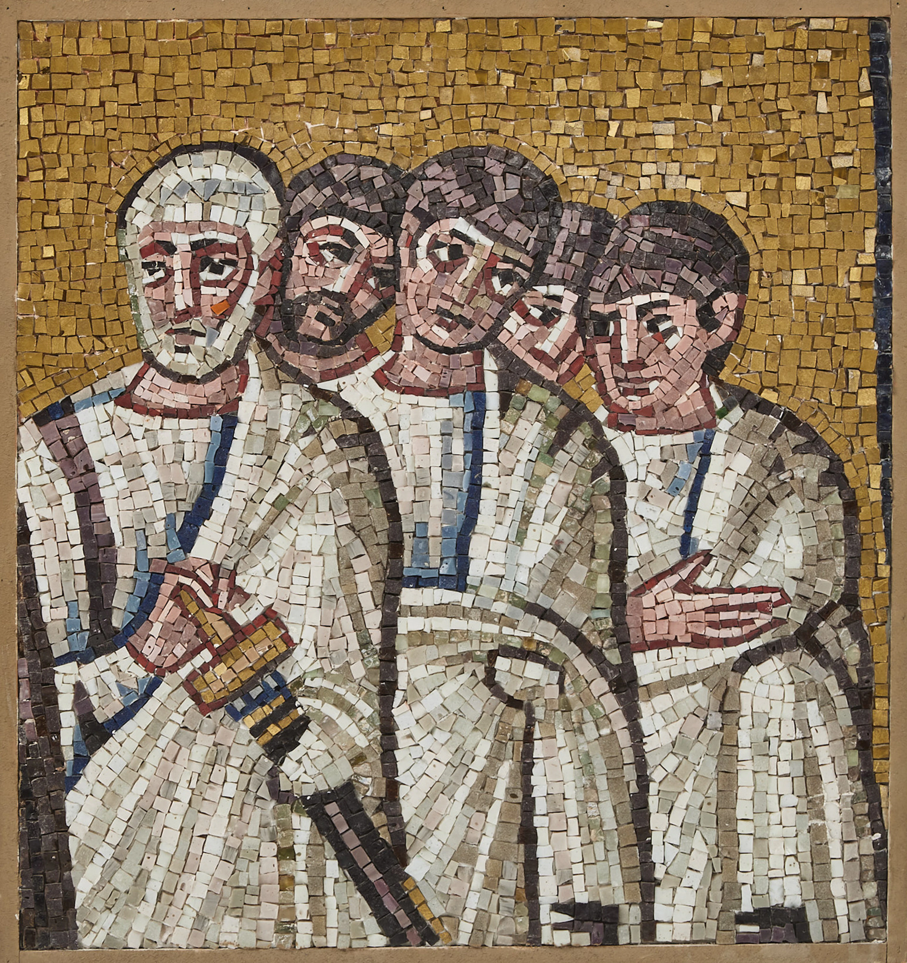 MOSAIK, "Gruppo di Teste - Judaskyssen" efter förlaga på Basilica