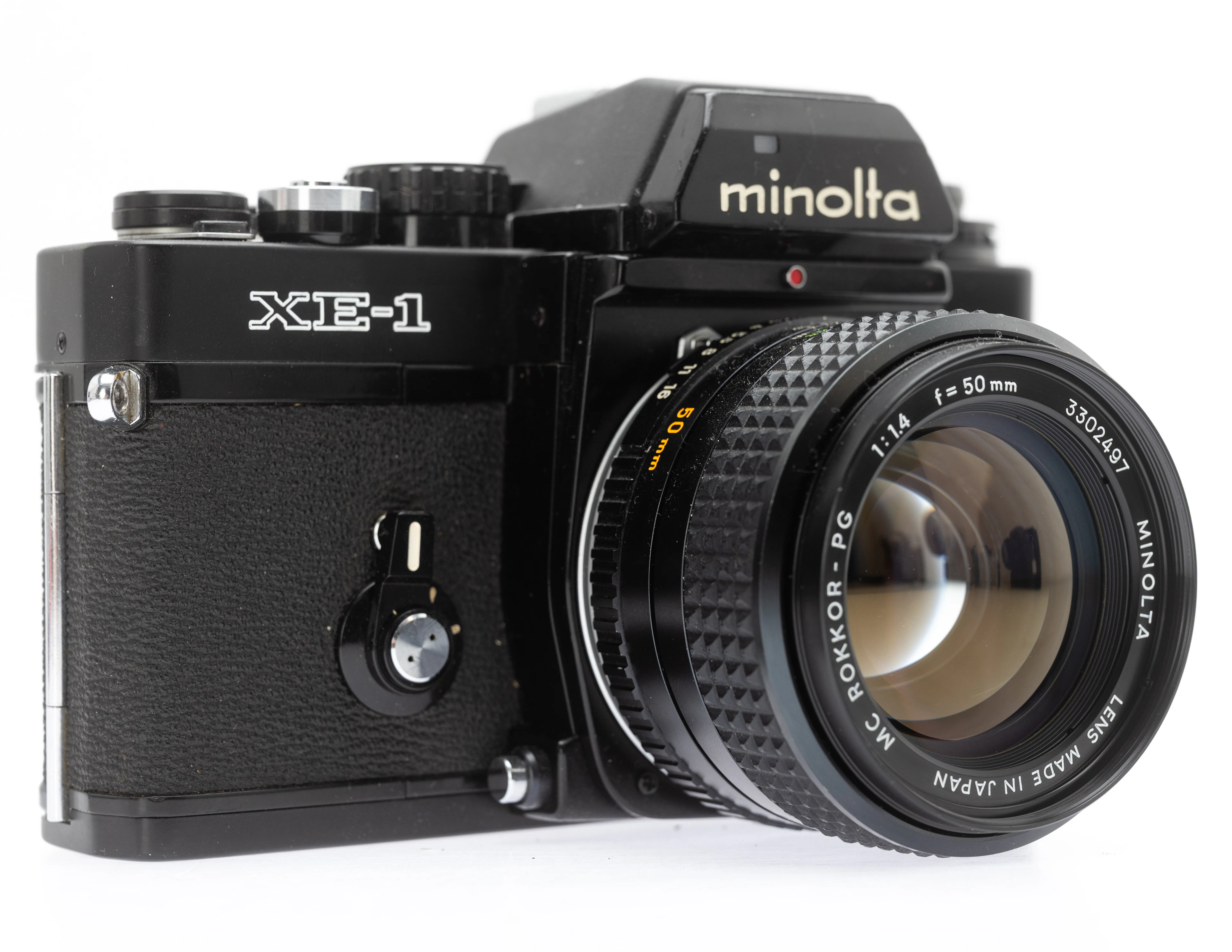 Minolta XE-1 black, 35mm Kleinbild SpiegelreflexKamera ( SN 7062745