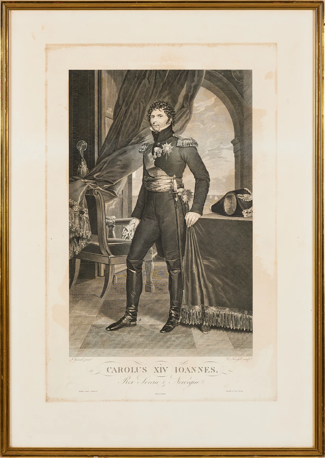 CHRISTIAN DIDRIK FORSSELL. "Carolus XIV Johannes, Rex Sveciae & Norwegiae"