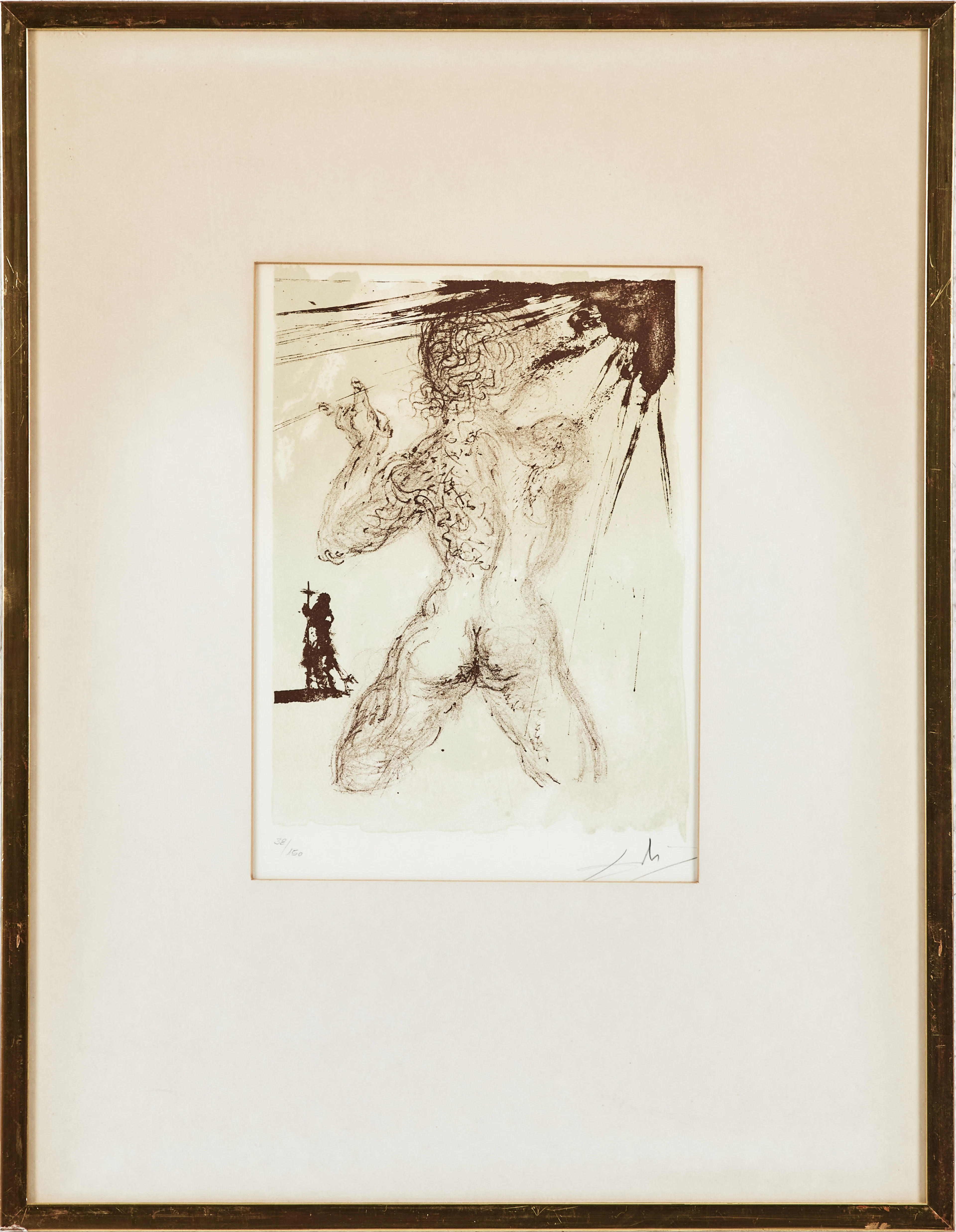SALVADOR DALÍ. "Hommage à Meissonier".