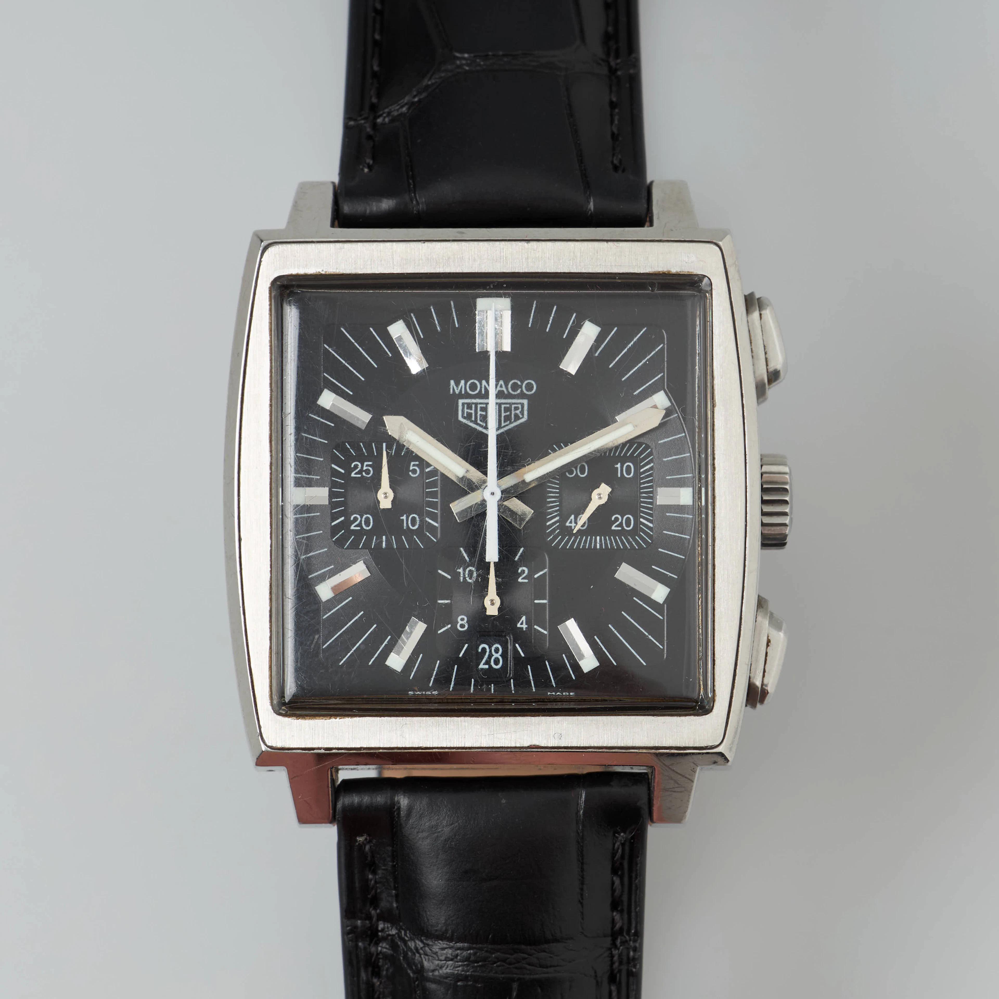 HEUER, Monaco, armbandsur, Ref. CS2111, automatisk, kronograf, 38