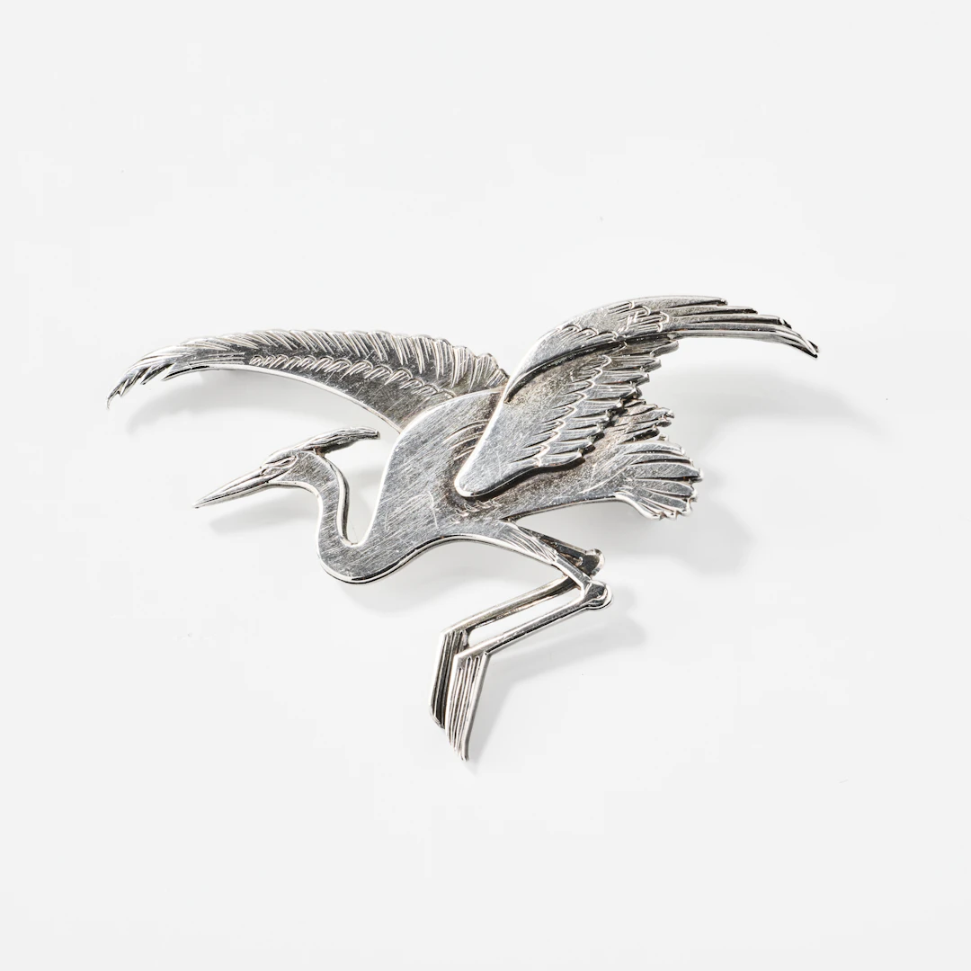 WIWEN NILSSON. Brosch, sterlingsilver, nr 3, Lund 1952.