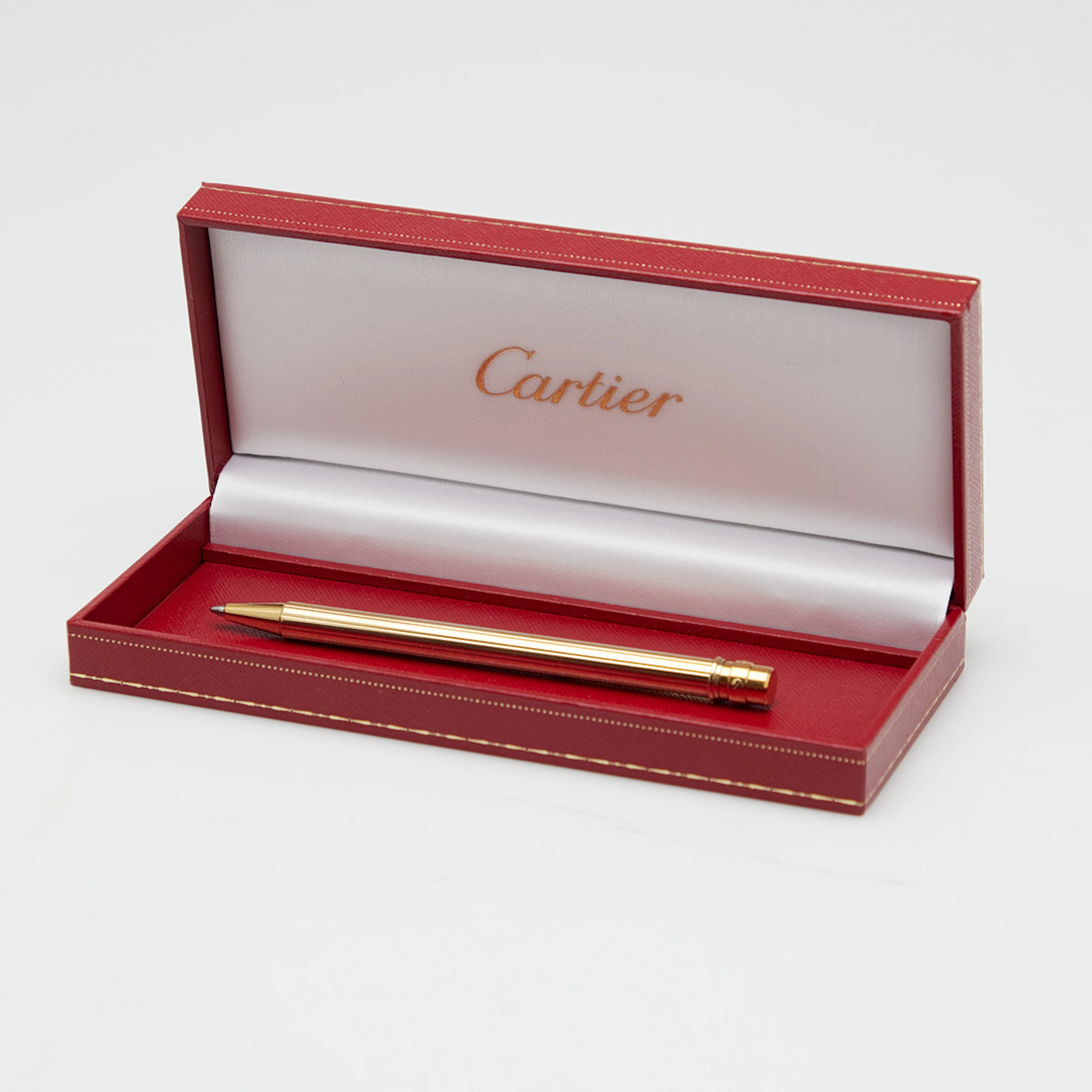 Cartier, Kugelschreiber, Modell 'Must de Cartier Trinity', vergoldet