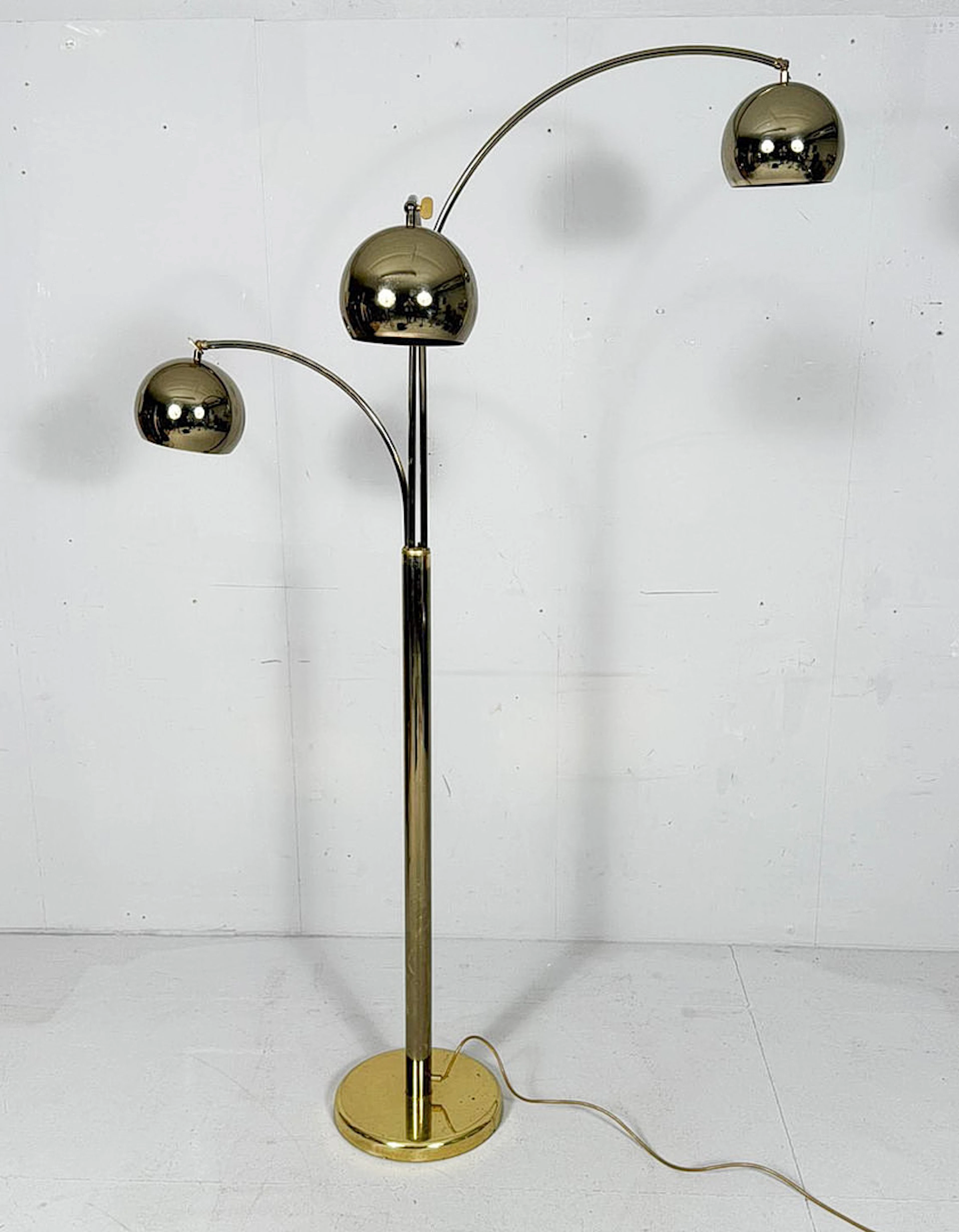Space Age Schwenkbare Stehlampe von Goffredo Reggiani, Italien, 1970er Jahre.