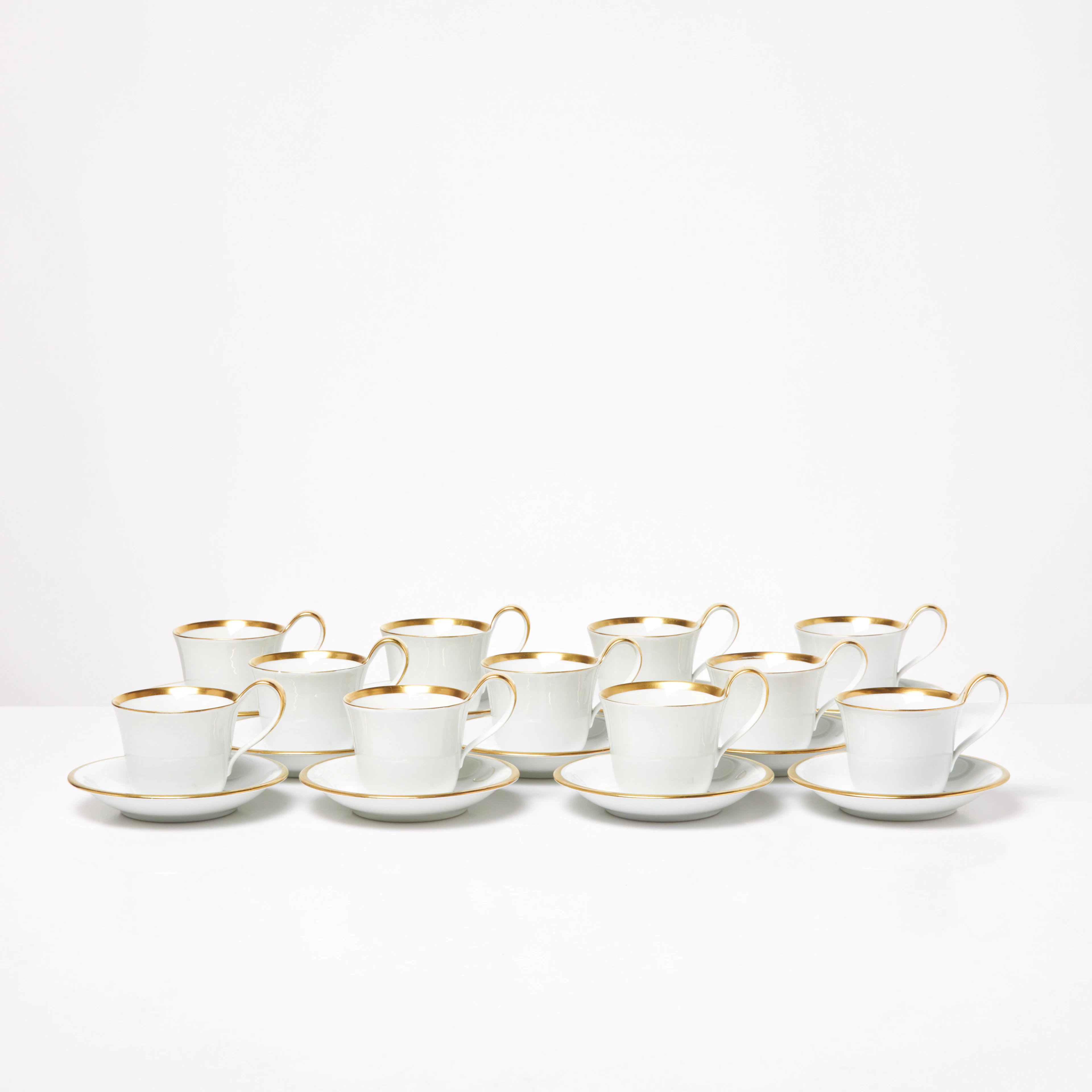 SIGVARD BERNADOTTE. Kaffekoppar, 11 st, ur serien "Golden Sun", Bing