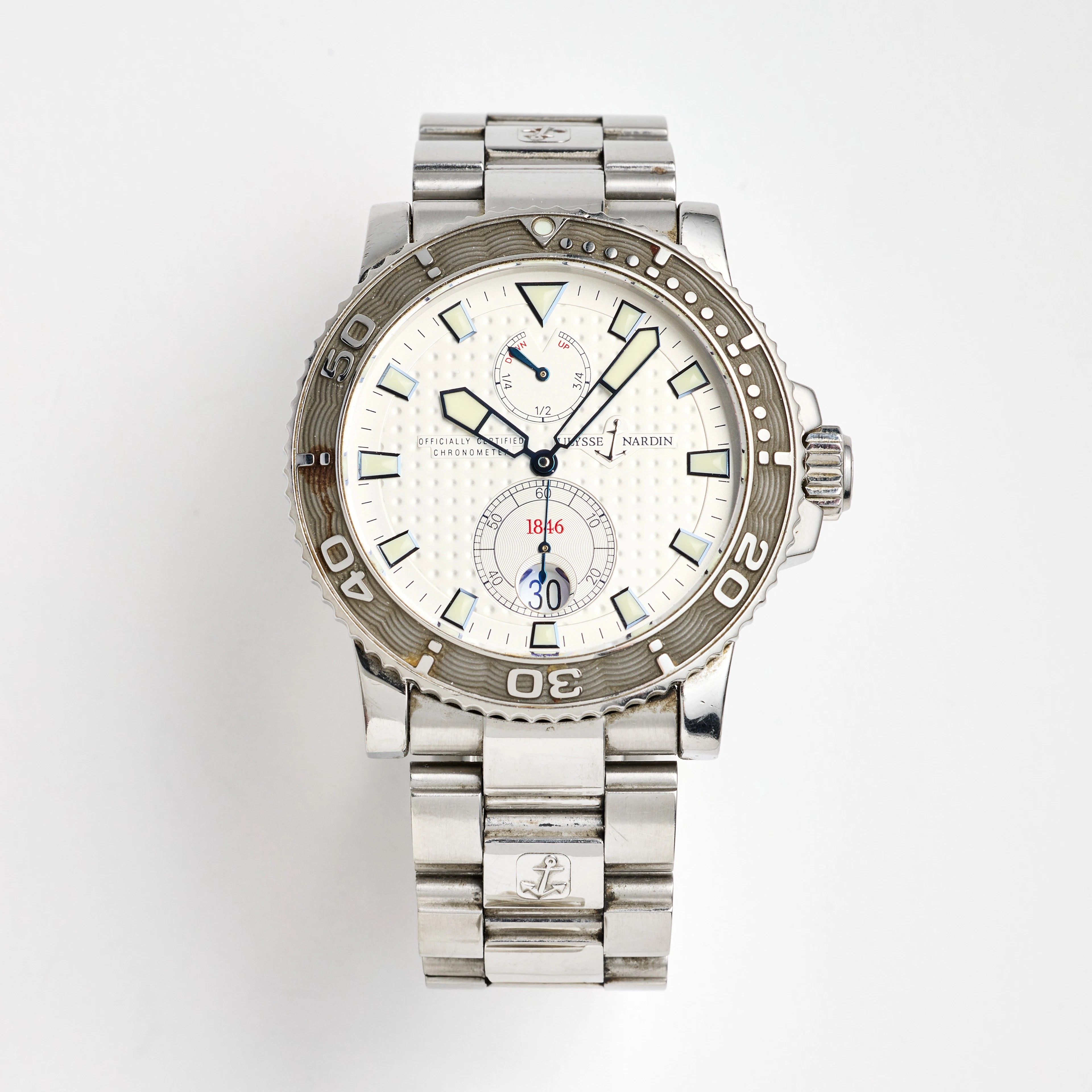 ULYSSE NARDIN, Maxi Marine Diver, Chronometer, armbandsur, 43 mm