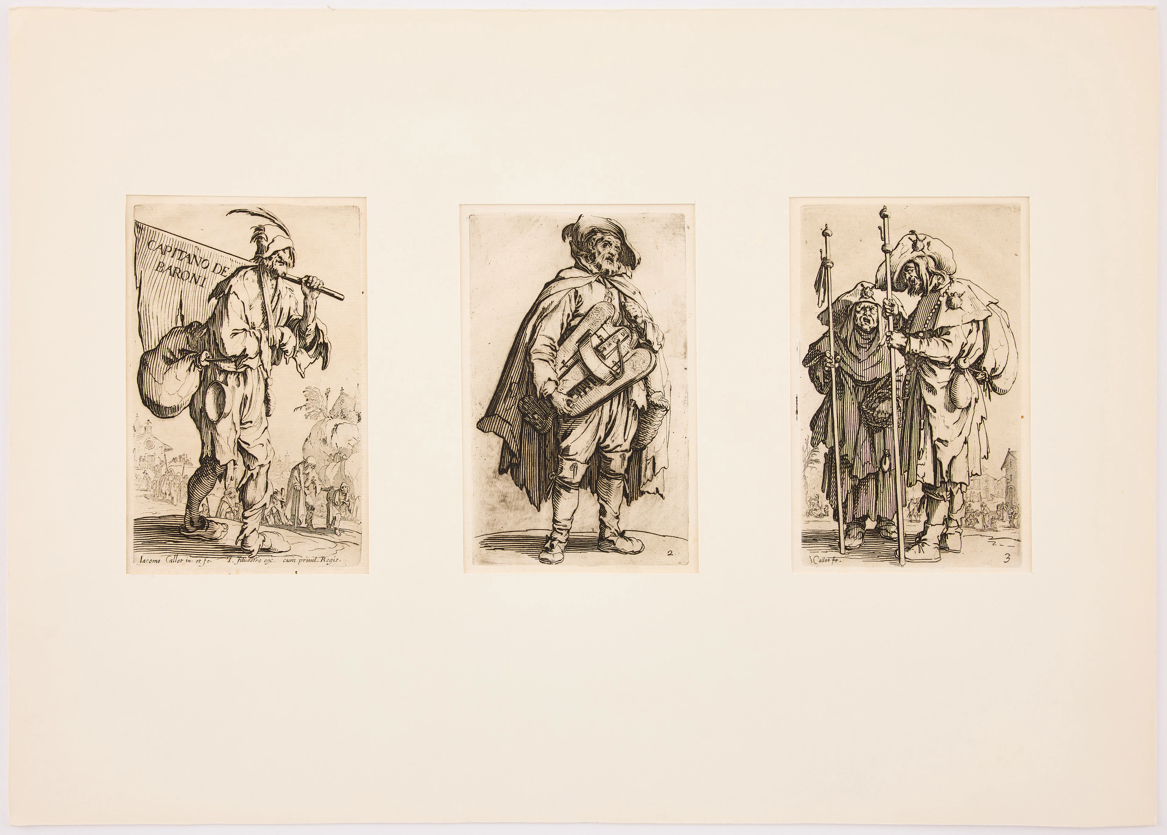 JACQUES CALLOT (FRANCE 1592-1635). "Les Gueux".