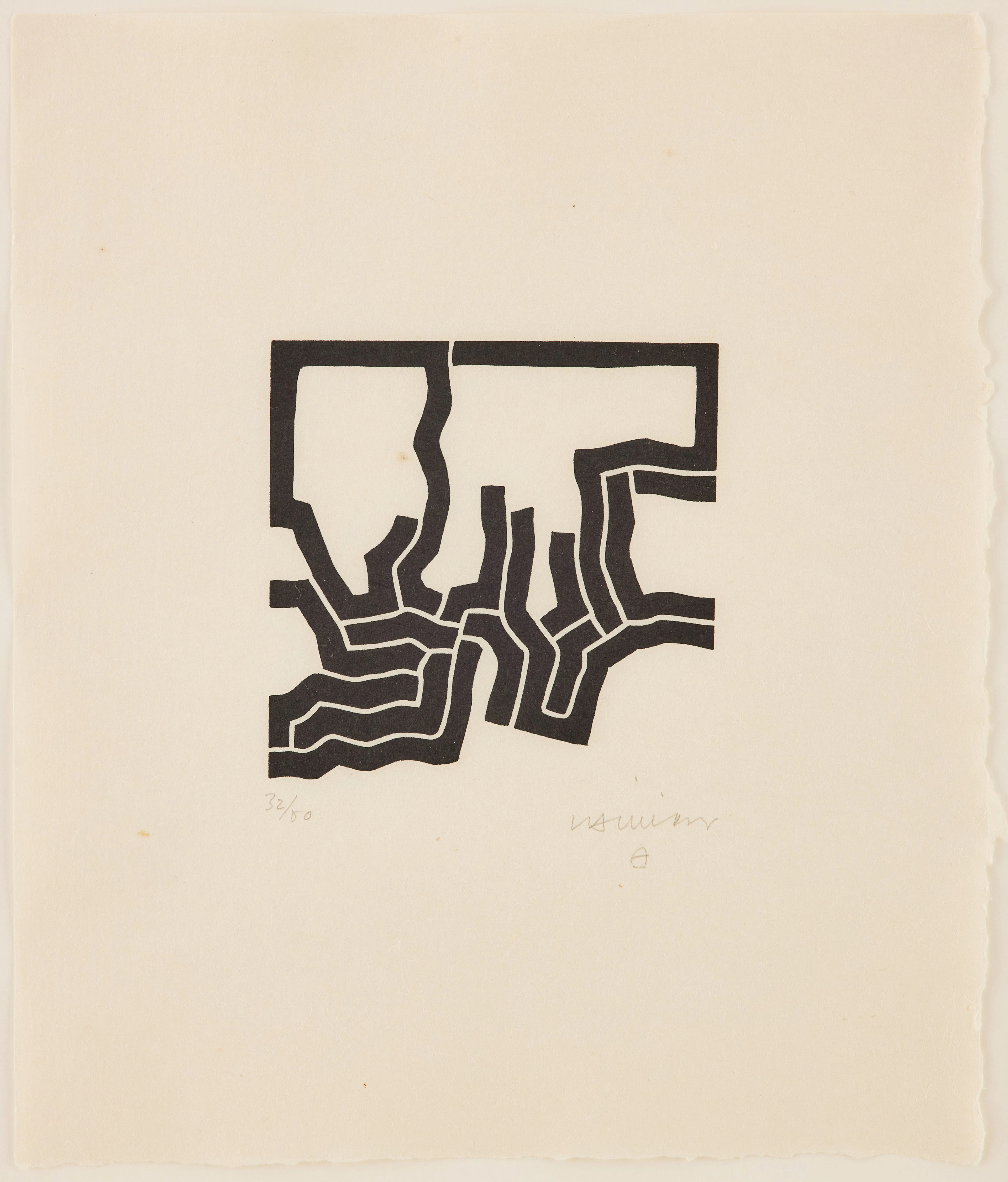 EDUARDO CHILLIDA. "Mas Allá" (one plate).