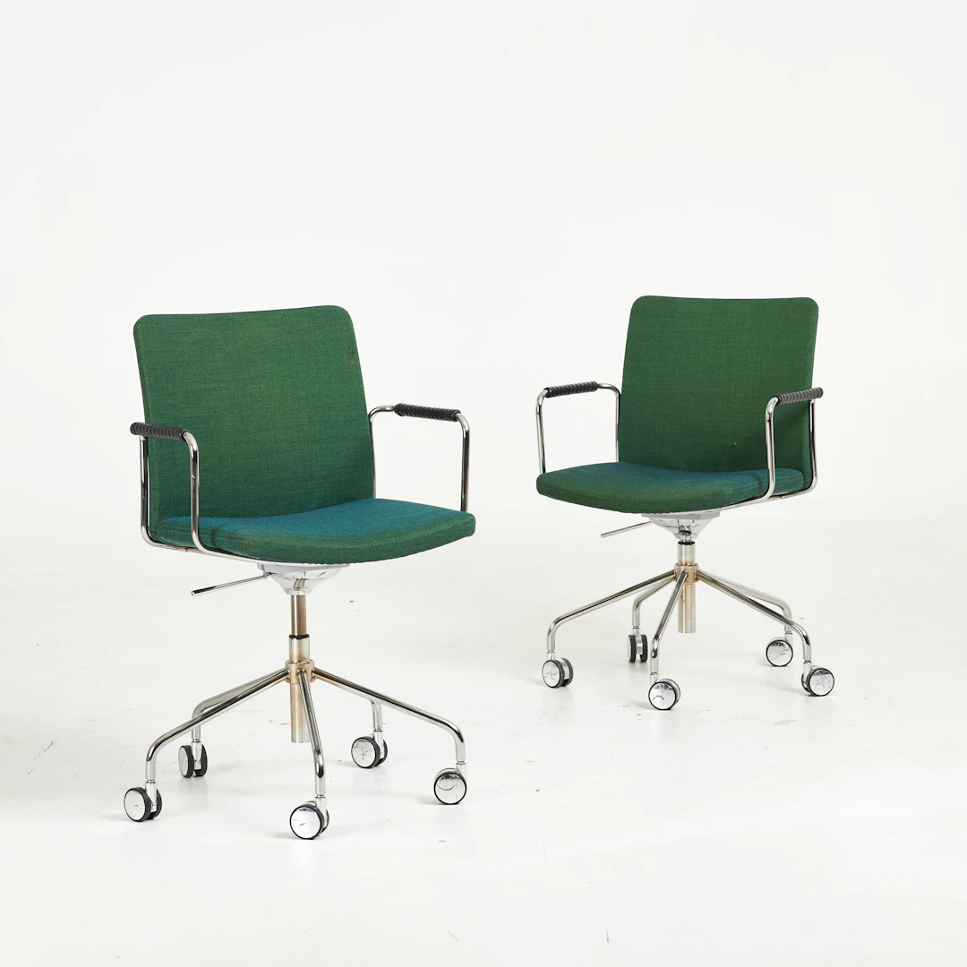 BROBERG & RIDDERSTRÅLE. Kontorsstolar, 2 st, "Stella" för Swedese