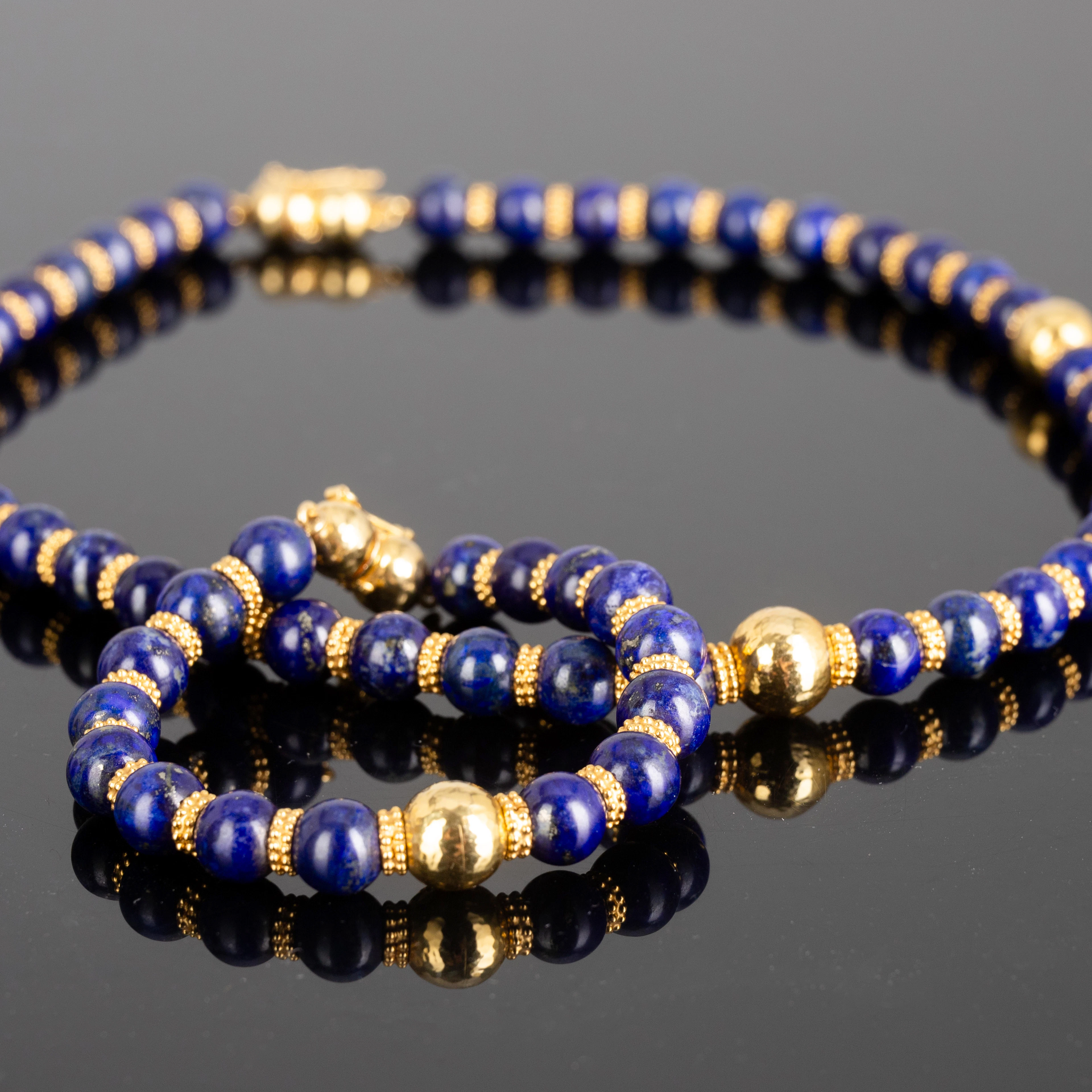 Lapislazuli Schmuckset.