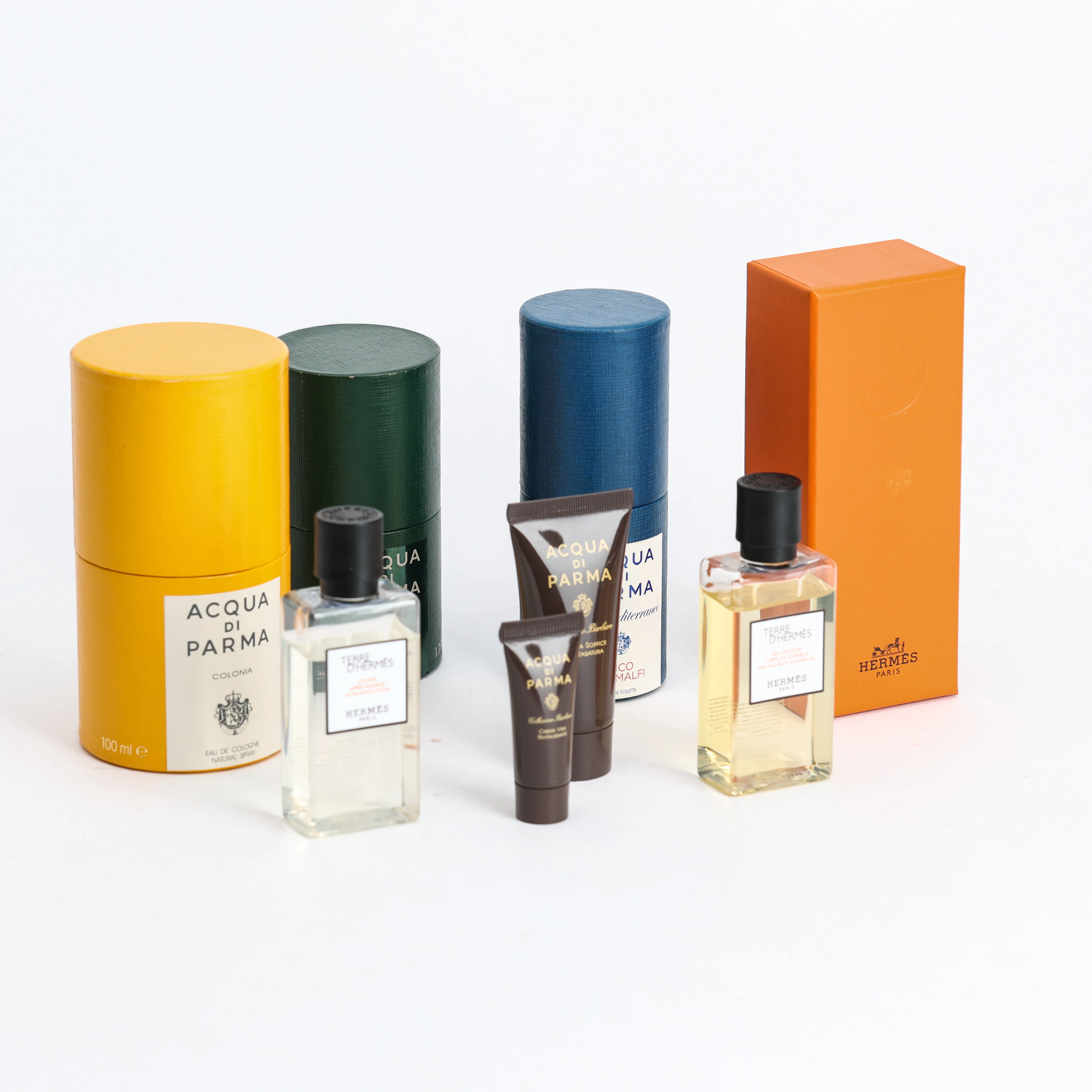 SAMLING PARFYMER, Hermès & Acqua di Parma, eau de cologne & toilette.