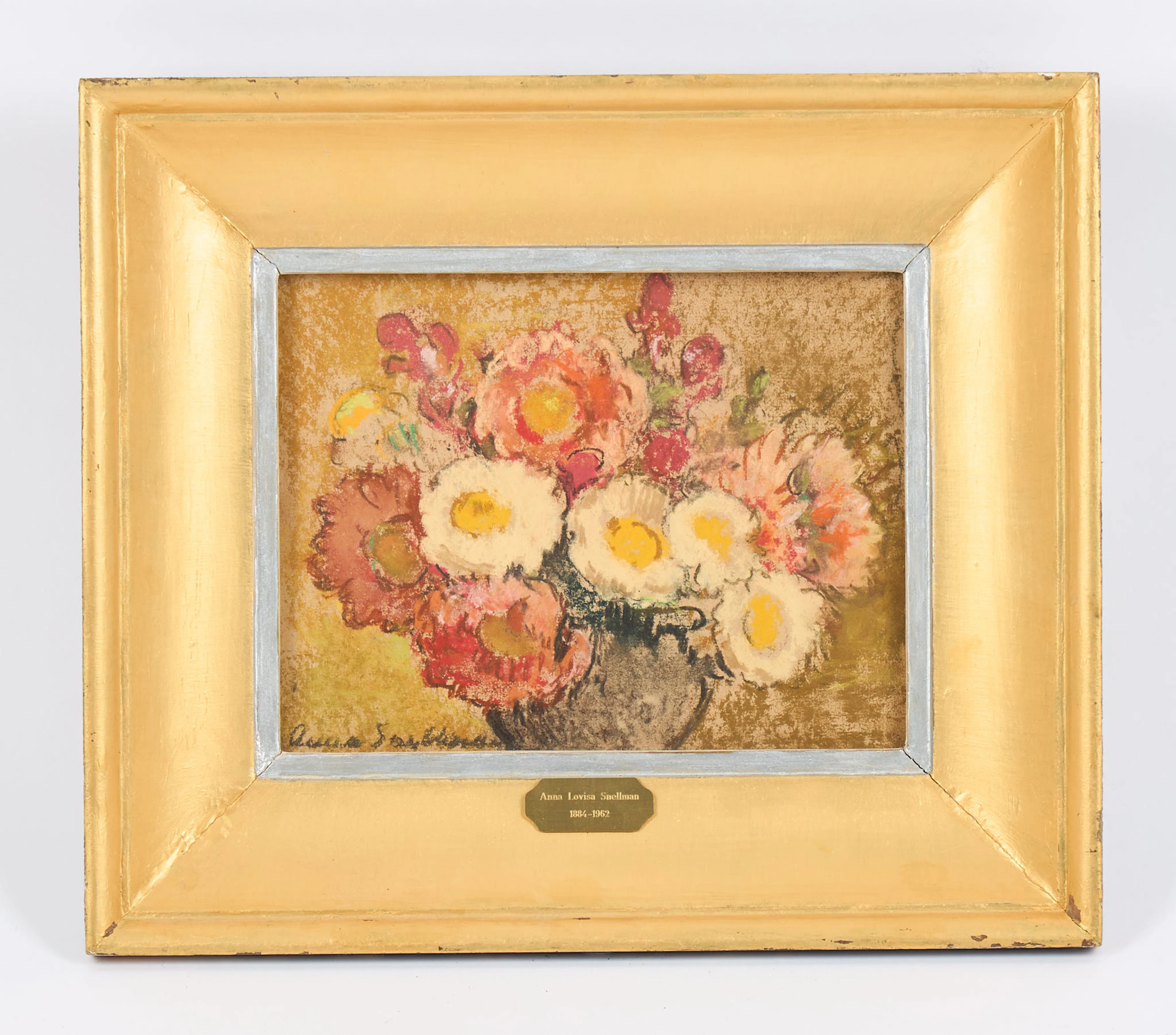 ANNA SNELLMAN (1884-1962). "Höstmelodi", signerad, pastellmålning.