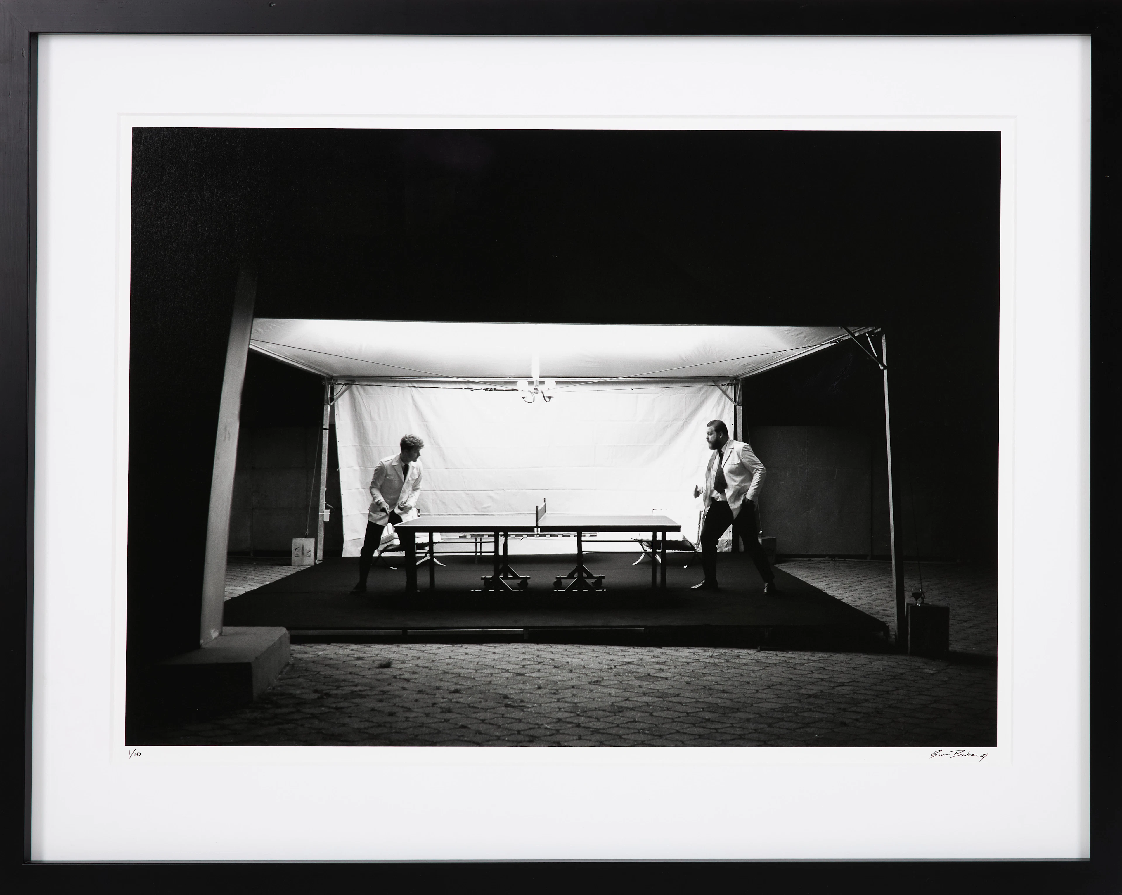 GÖRAN BROBERG. "The ping-pong game", Brazil, 2014, fine art print.