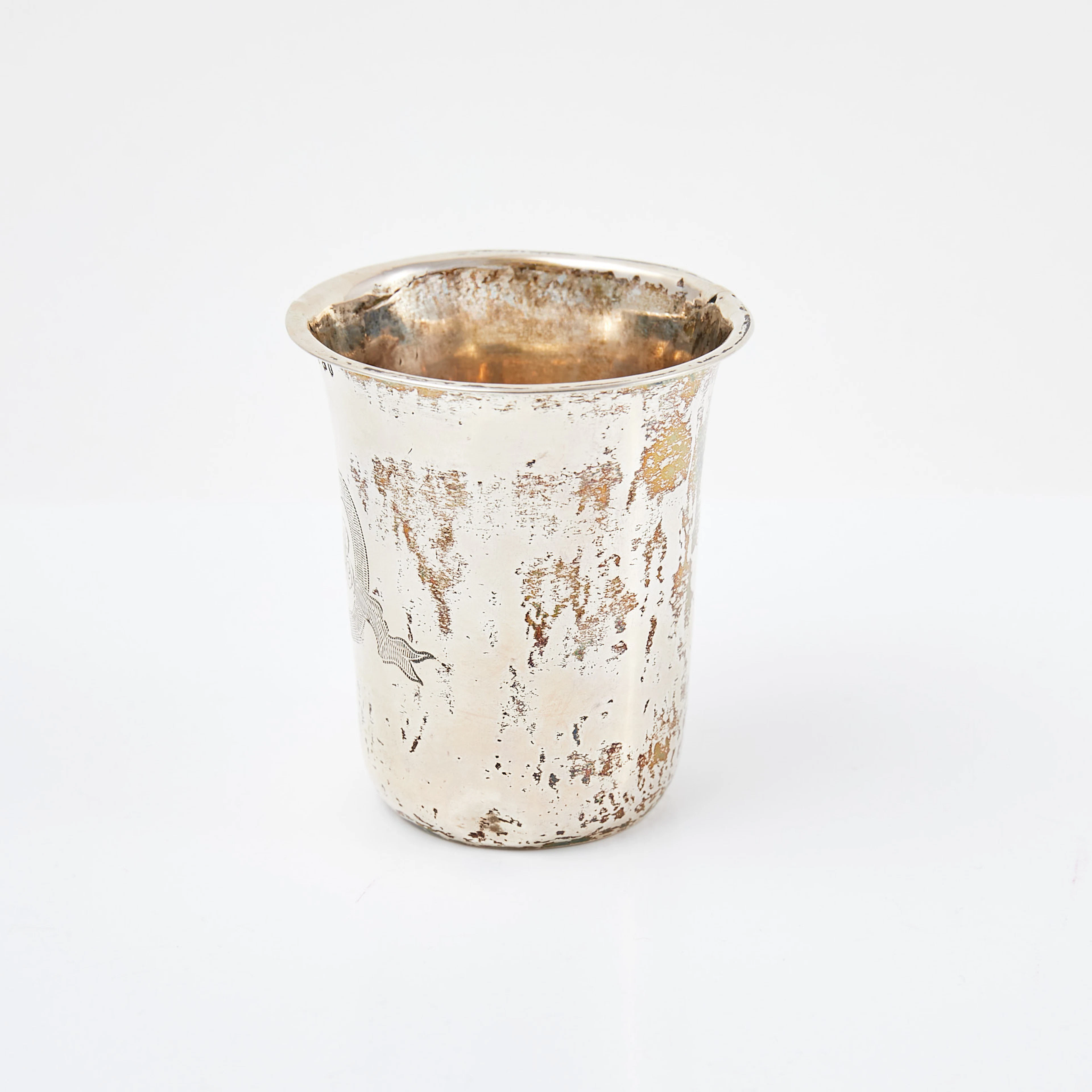 BÄGARE, silver, Anders Gustaf Millberg, Stockholm 1875.
