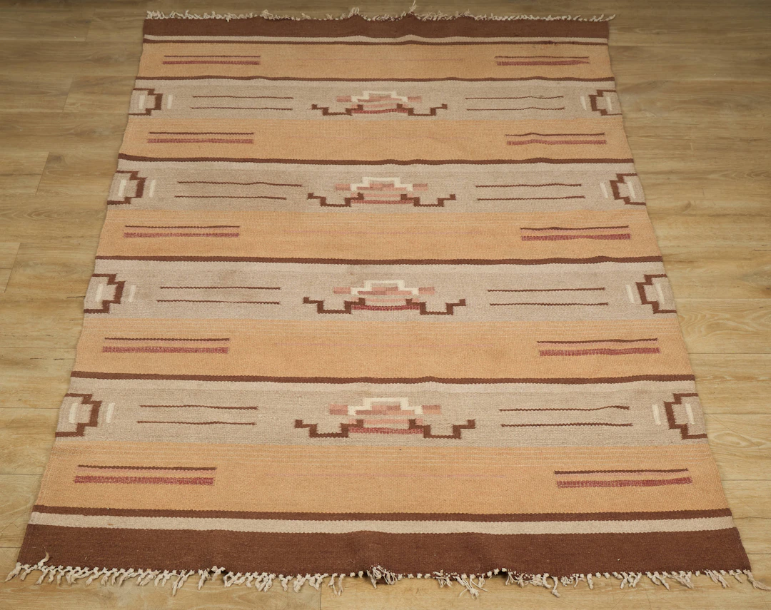 Hårgarnsmatta, funkis, 1930-tal.