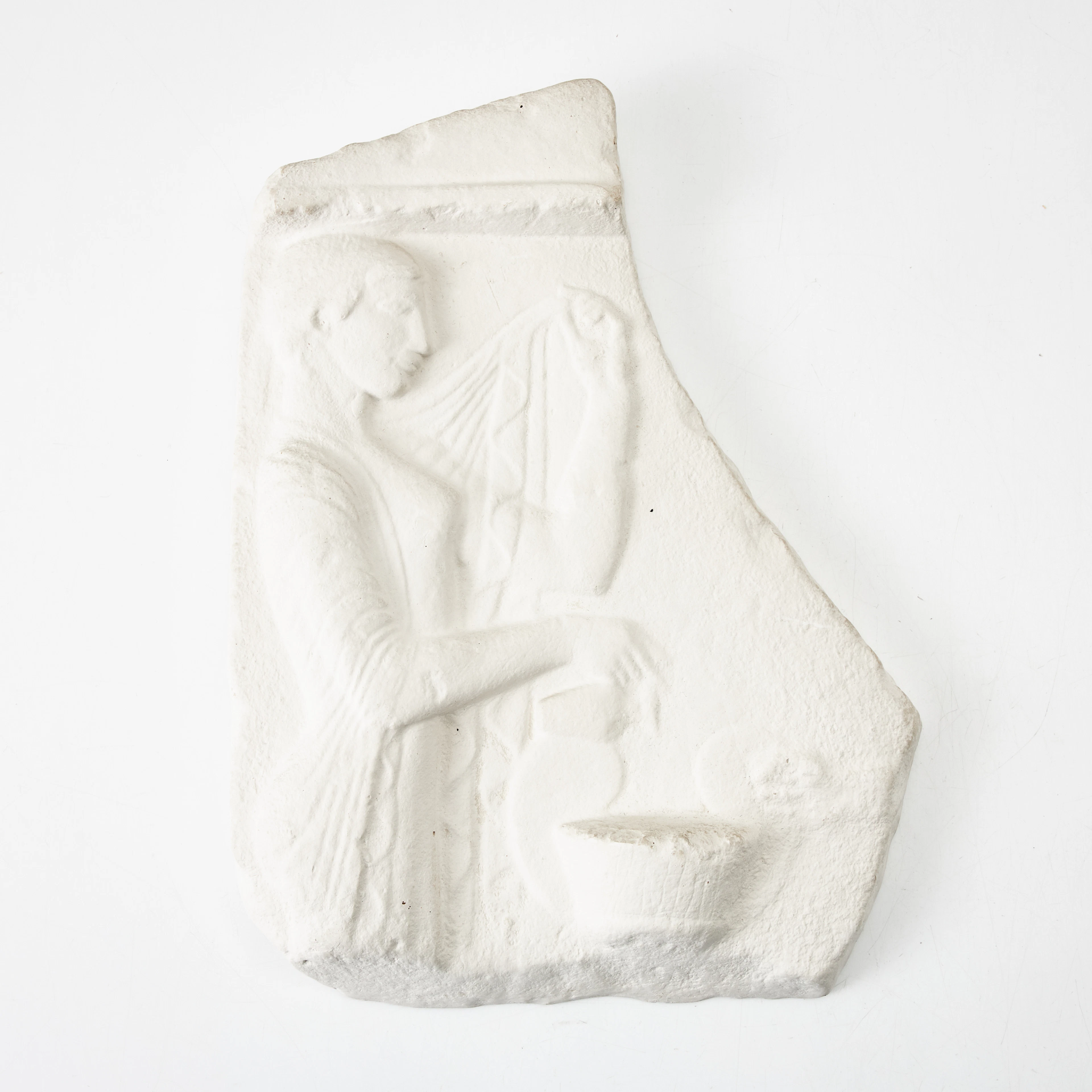 RELIEF, gips, 2000-tal, märkt Ny Carlsberg Glyptotek i Köpenhamn.