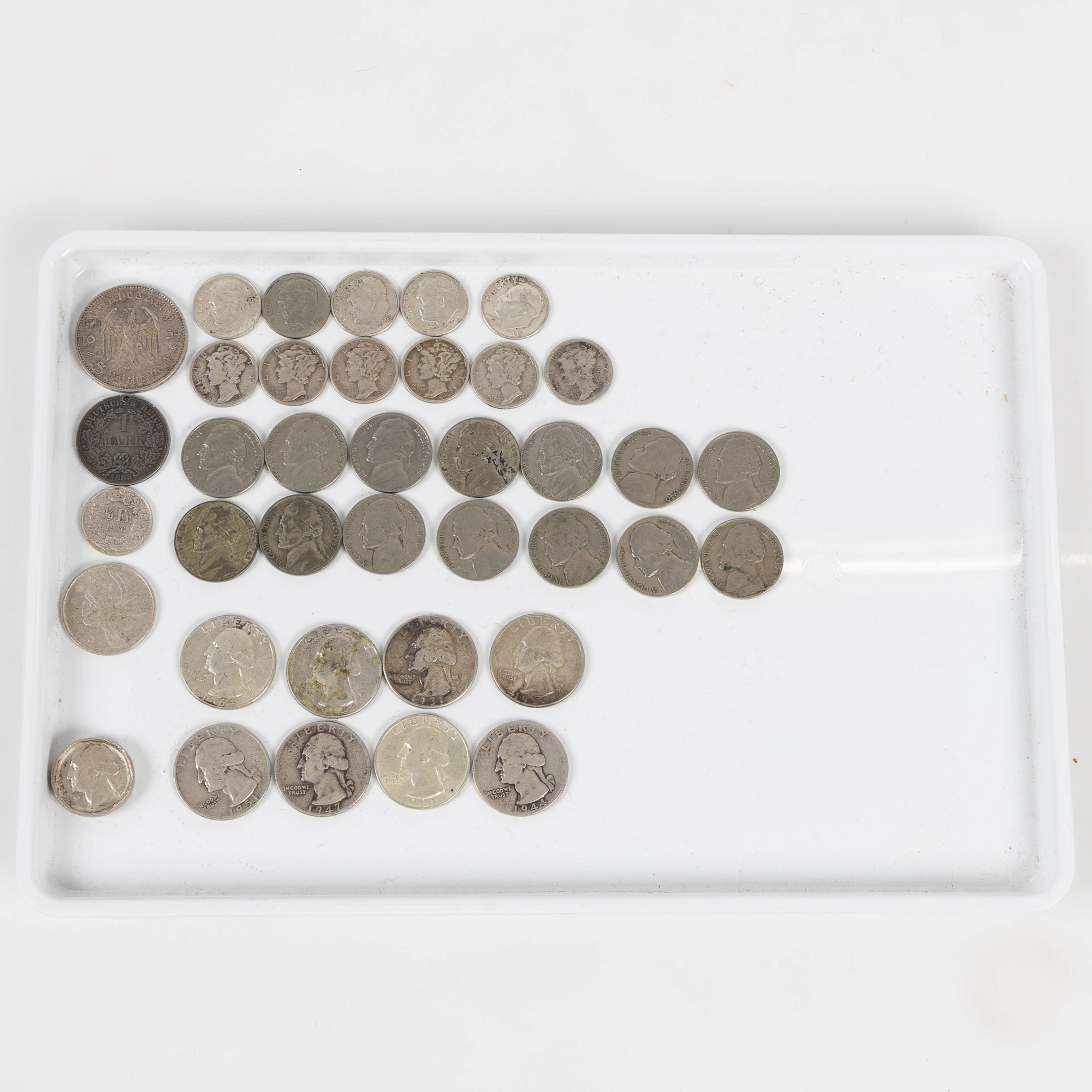 MYNT, USA, Canada, Schweiz, Tyskland. Silver.
