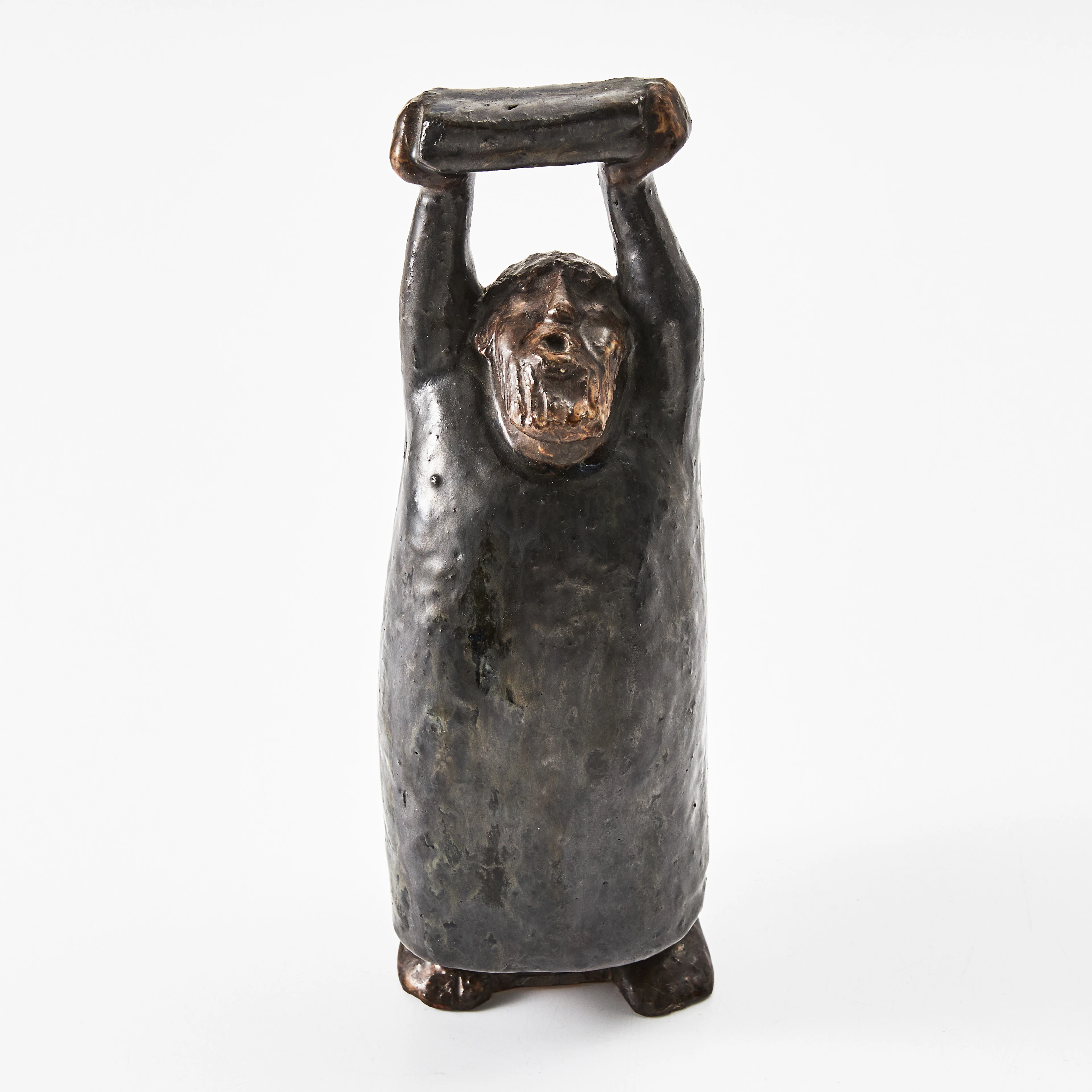 ÅKE HOLM. "Moses med stentavlorna", skulptur, Höganäs.
