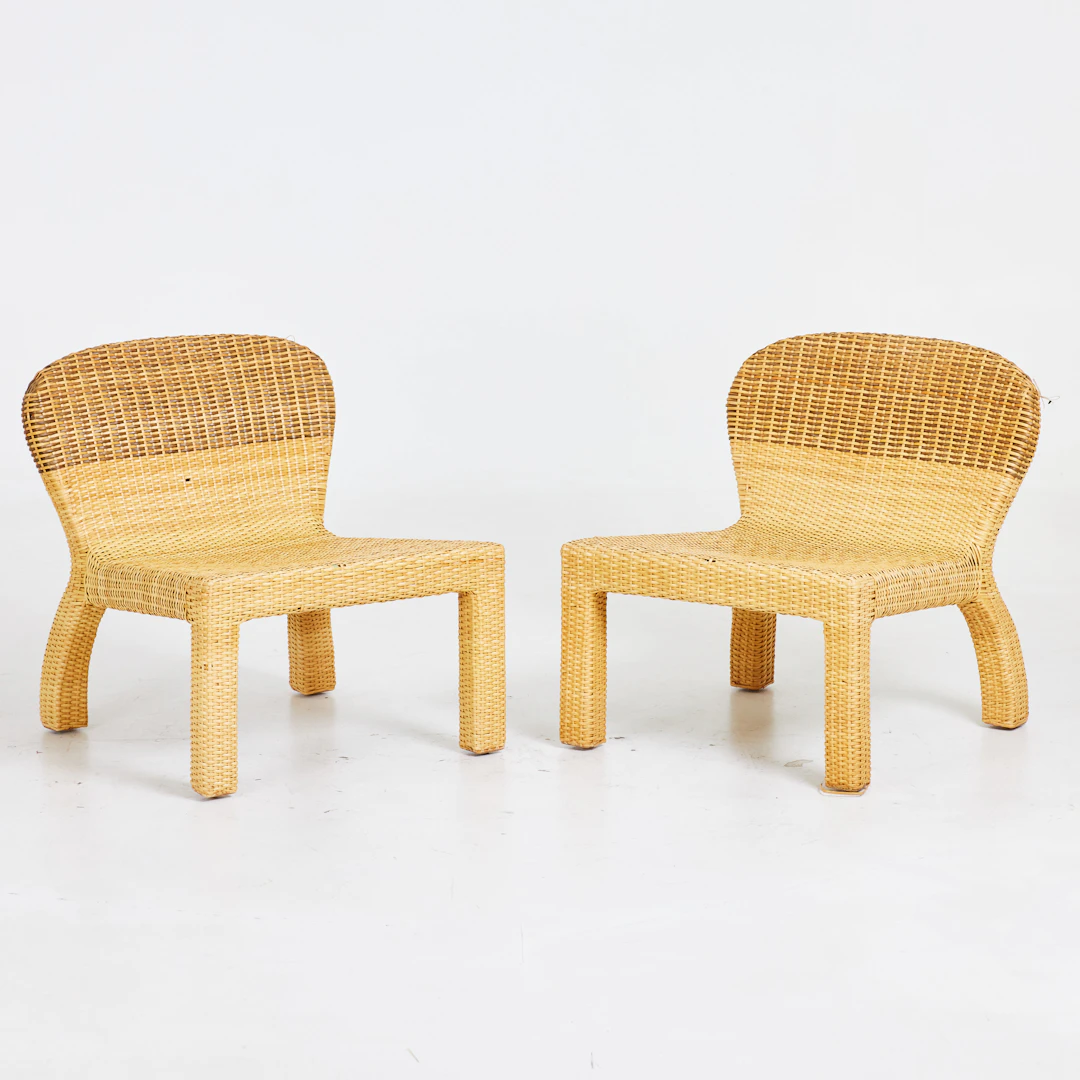 THOMAS SANDELL. Fåtöljer, 1 par, rotting, för IKEA.