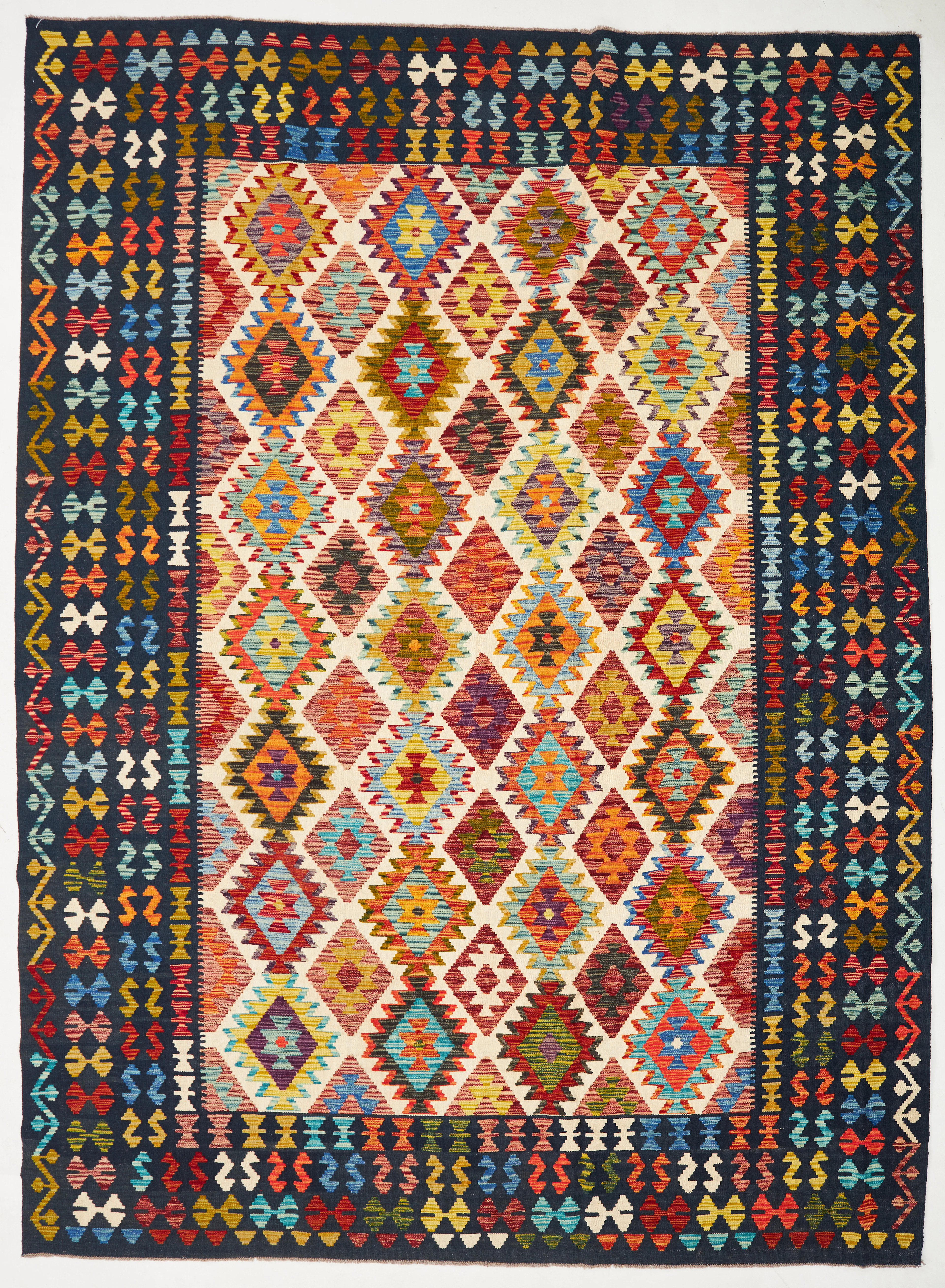 KELIM. Afghanistan, ull, ca 354x259 cm.