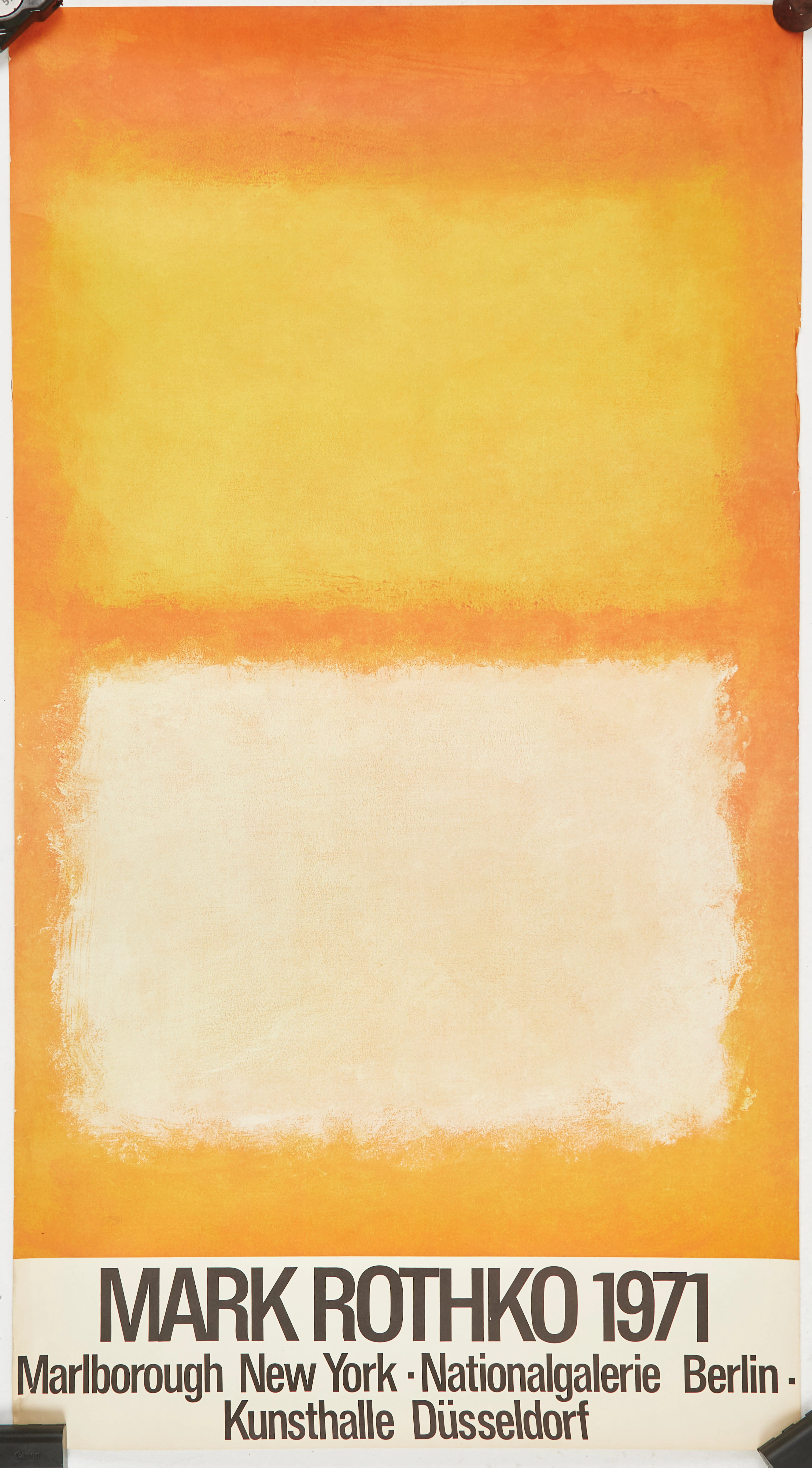 UTSTÄLLNINGSAFFISCHER, 2 stycken, Mark Rothko 1977 samt Jim Dine 1970-tal.